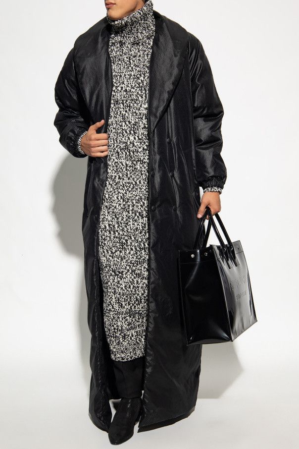 Saint Laurent Paris o1s1wg111124 Long Down Coat in Black Size US M / EU 48-50 / 2 - 2 Thumbnail