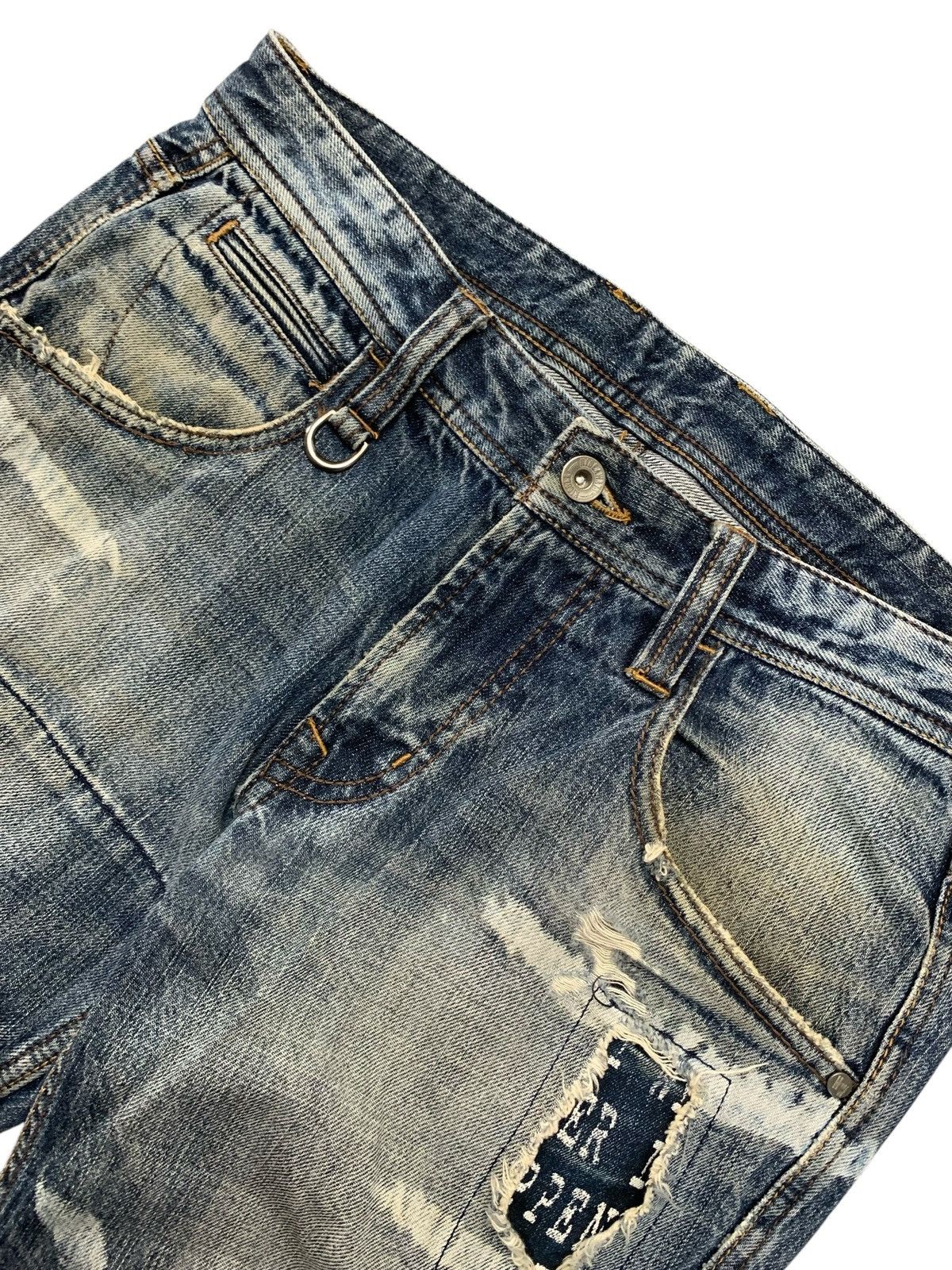HIDEAWAYS Y2k Hideways japanese distressed seditionaries bootcut Size US 31 - 4 Thumbnail