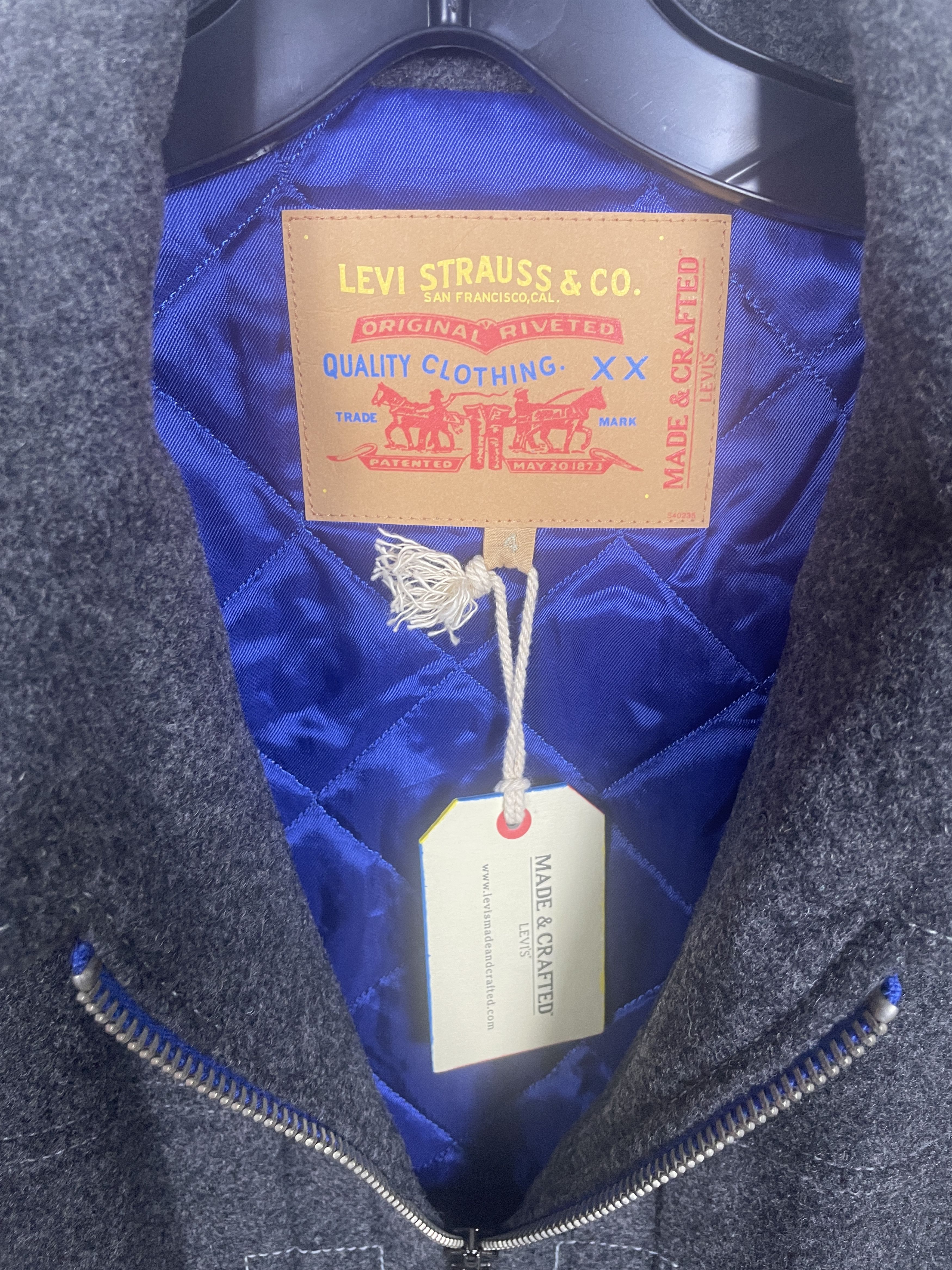 Levi's Made & Crafted Levi's Type II Wool Jacket LVC Made & Crafted Size US XL / EU 56 / 4 - 3 Thumbnail