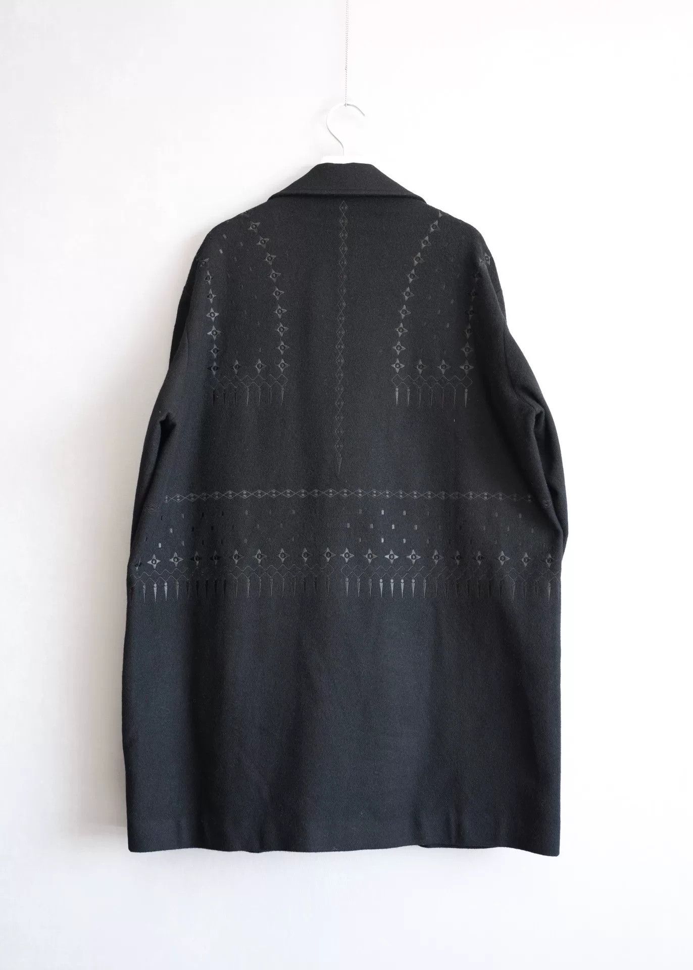 Yohji Yamamoto Yohji Yamamoto Embroidered Long Coat Size US M / EU 48-50 / 2 - 1 Thumbnail