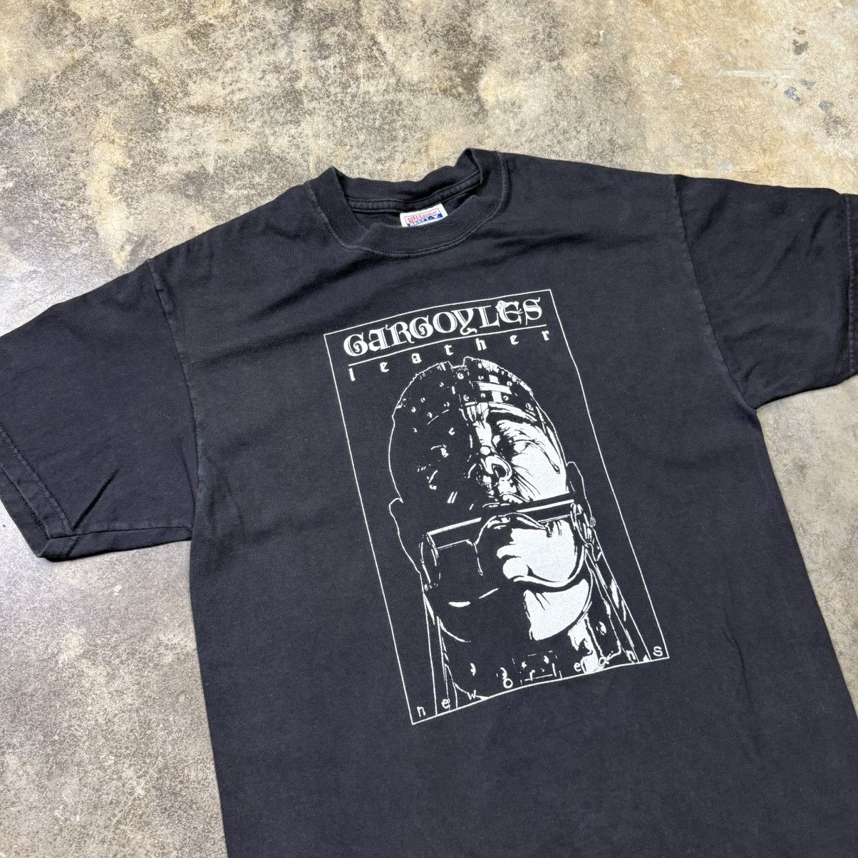 Vintage vintage gargoyles leather goth shop bondage tshirt Size US M / EU 48-50 / 2 - 3 Thumbnail