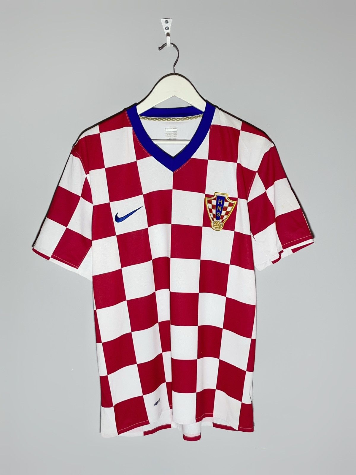 Nike National Team Croatia Nike 2008 Home Y2k Football Shirt Size US L / EU 52-54 / 3 - 1 Thumbnail
