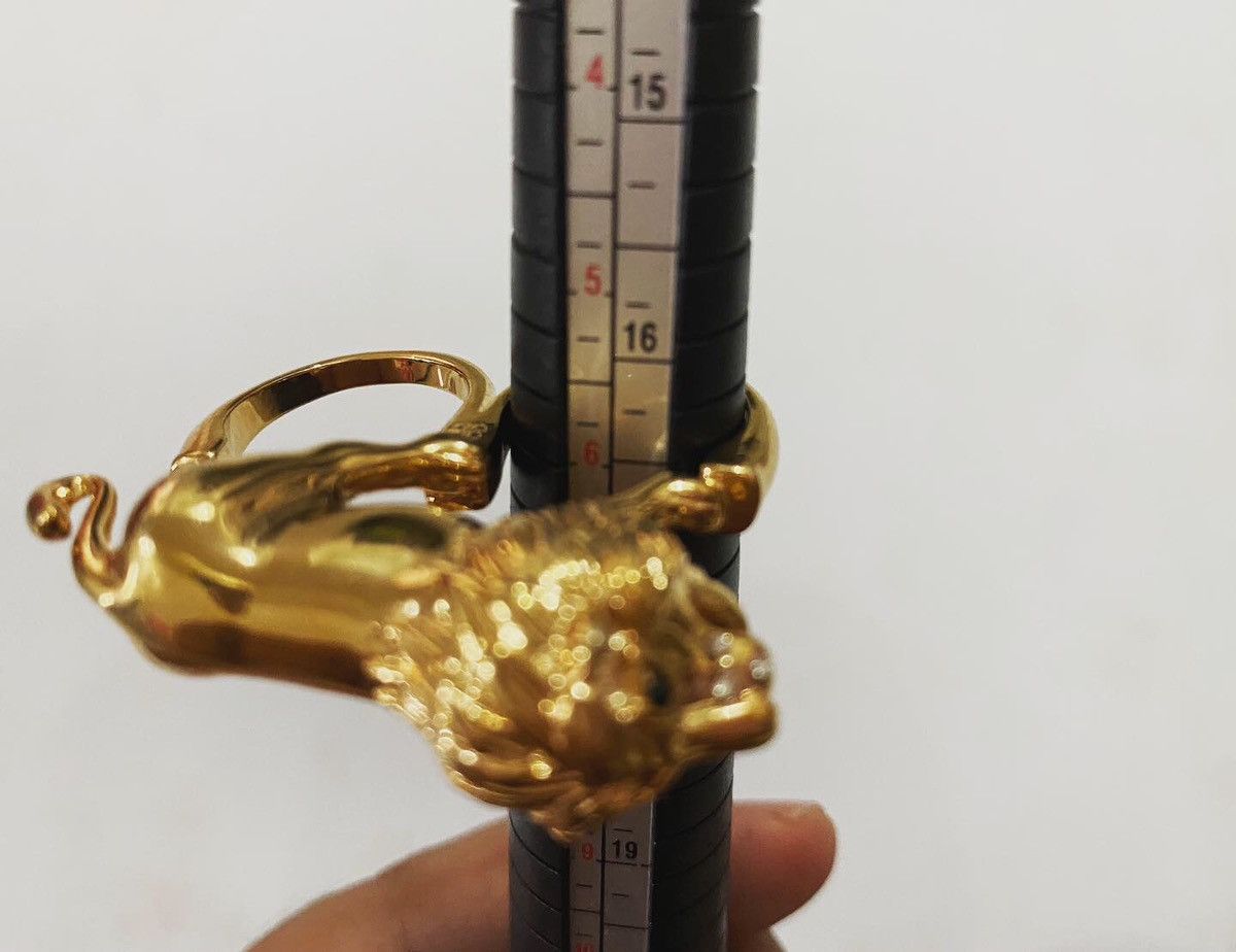 Stussy Stussy x Jules Kim Lion Double Ring Size ONE SIZE - 6 Thumbnail