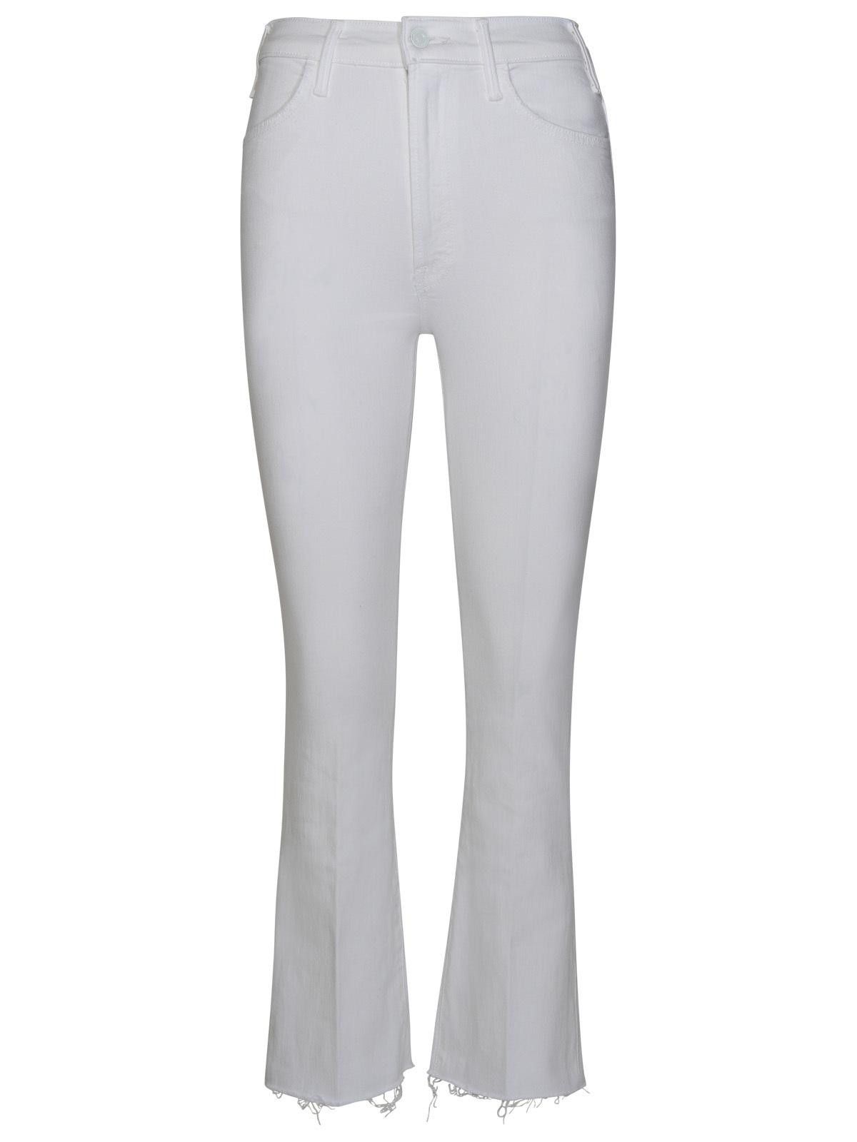 MOTHER MOTHER White The Hustler Jeans Size 28" / US 6 / IT 42 - 1 Thumbnail