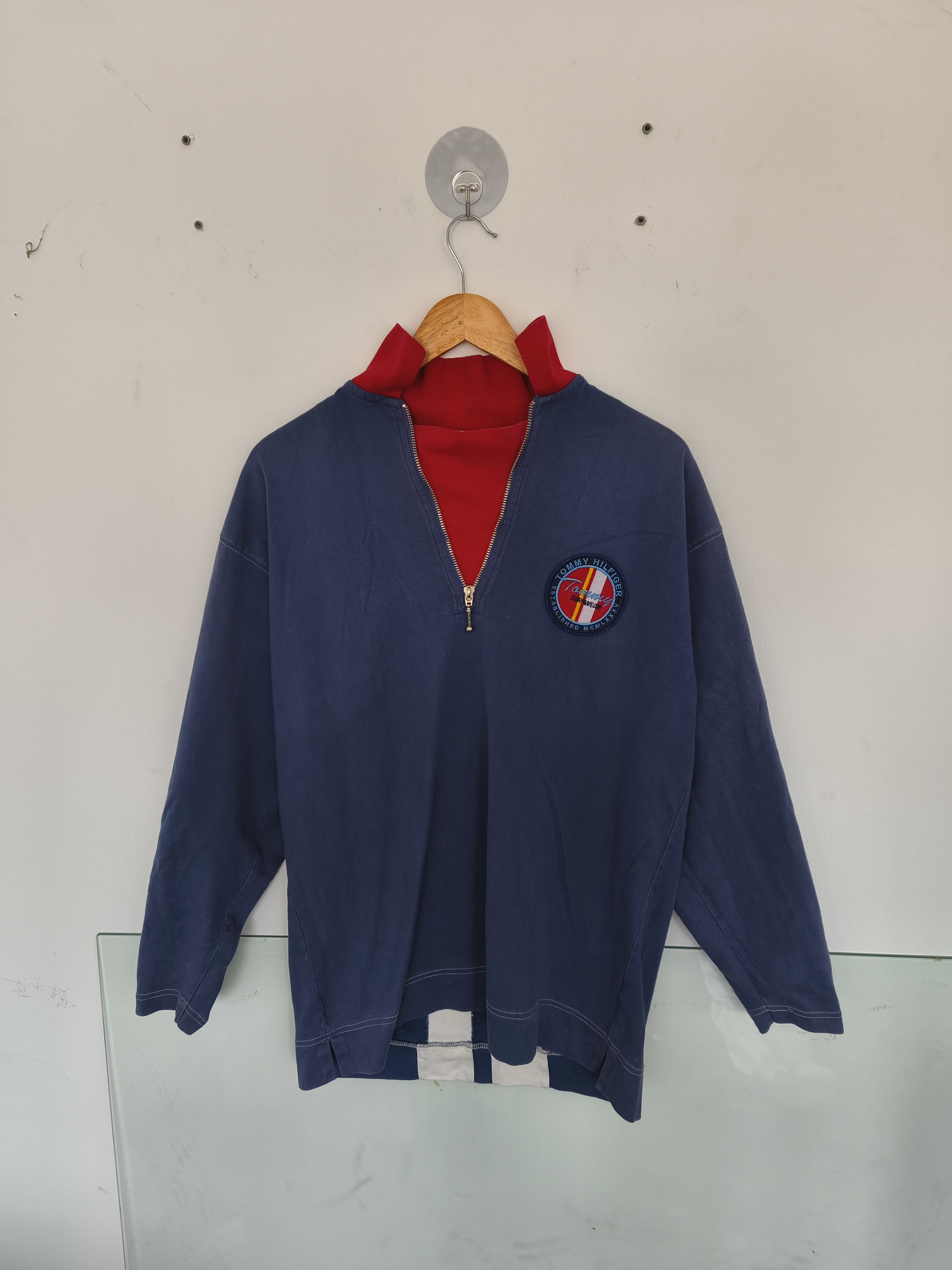 Tommy Hilfiger × Vintage Vintage 90s Tommy Hilfiger Embroidery Logo Polos Size US M / EU 48-50 / 2 - 1 Thumbnail