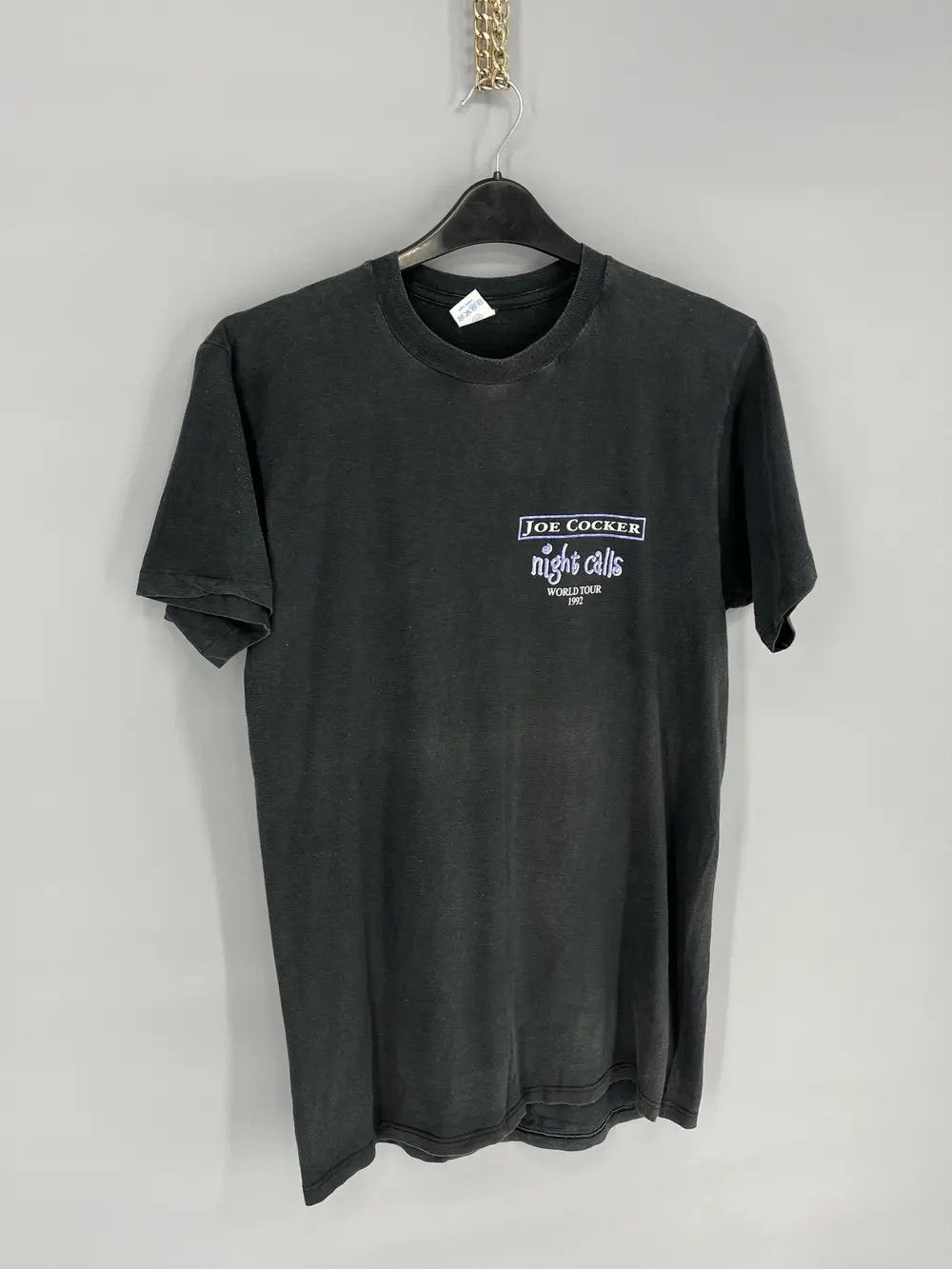 Band Tees × Vintage Joe Cocker Concert T-Shirt Vintage 1992 Night Calls Single Size US XL / EU 56 / 4 - 2 Thumbnail