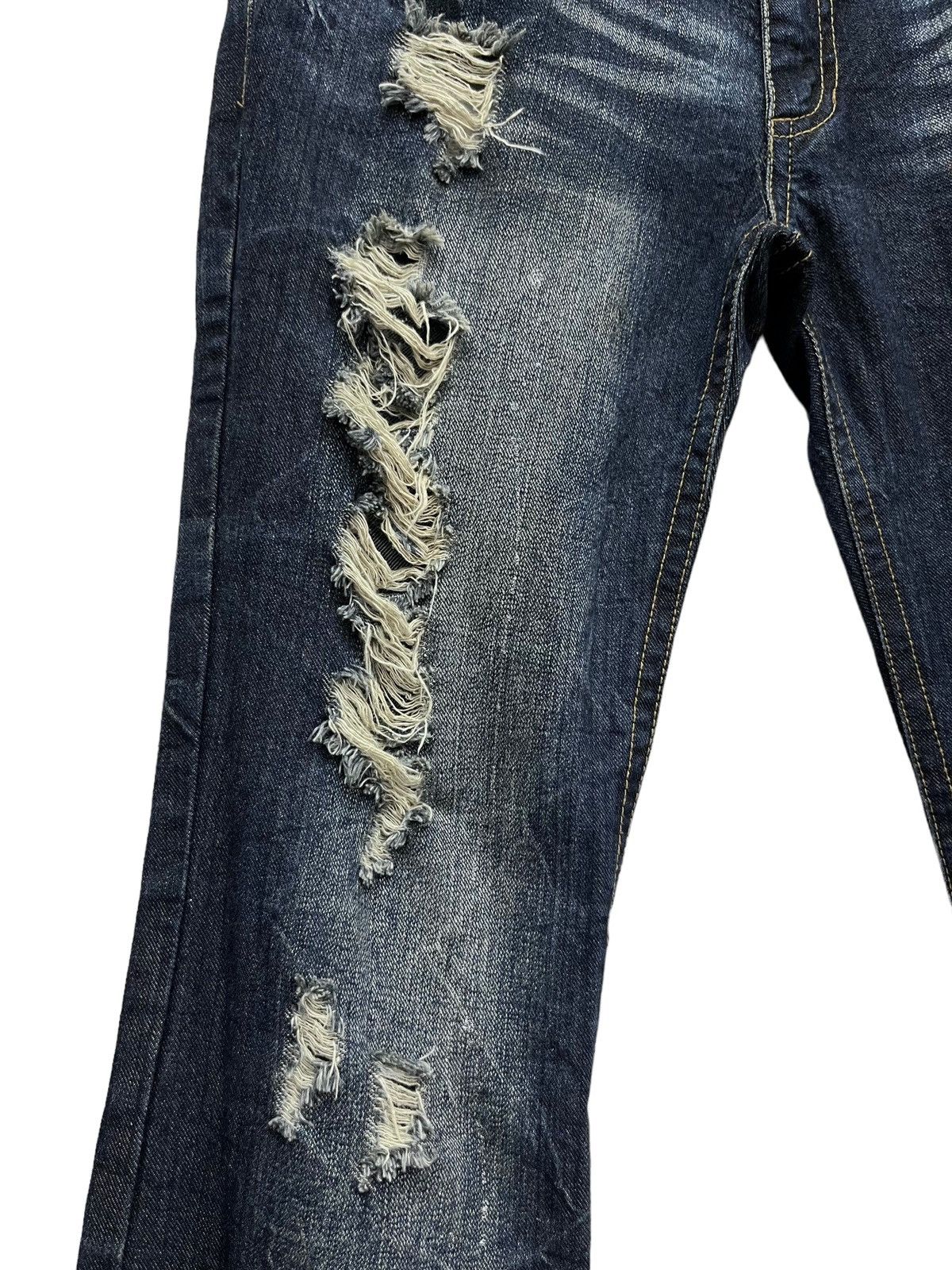 SOREL 🔥SORRIDERE x S&B SKULL Seditionaries' Grunge Ripped FLARE Size US 30 / EU 46 - 9 Thumbnail