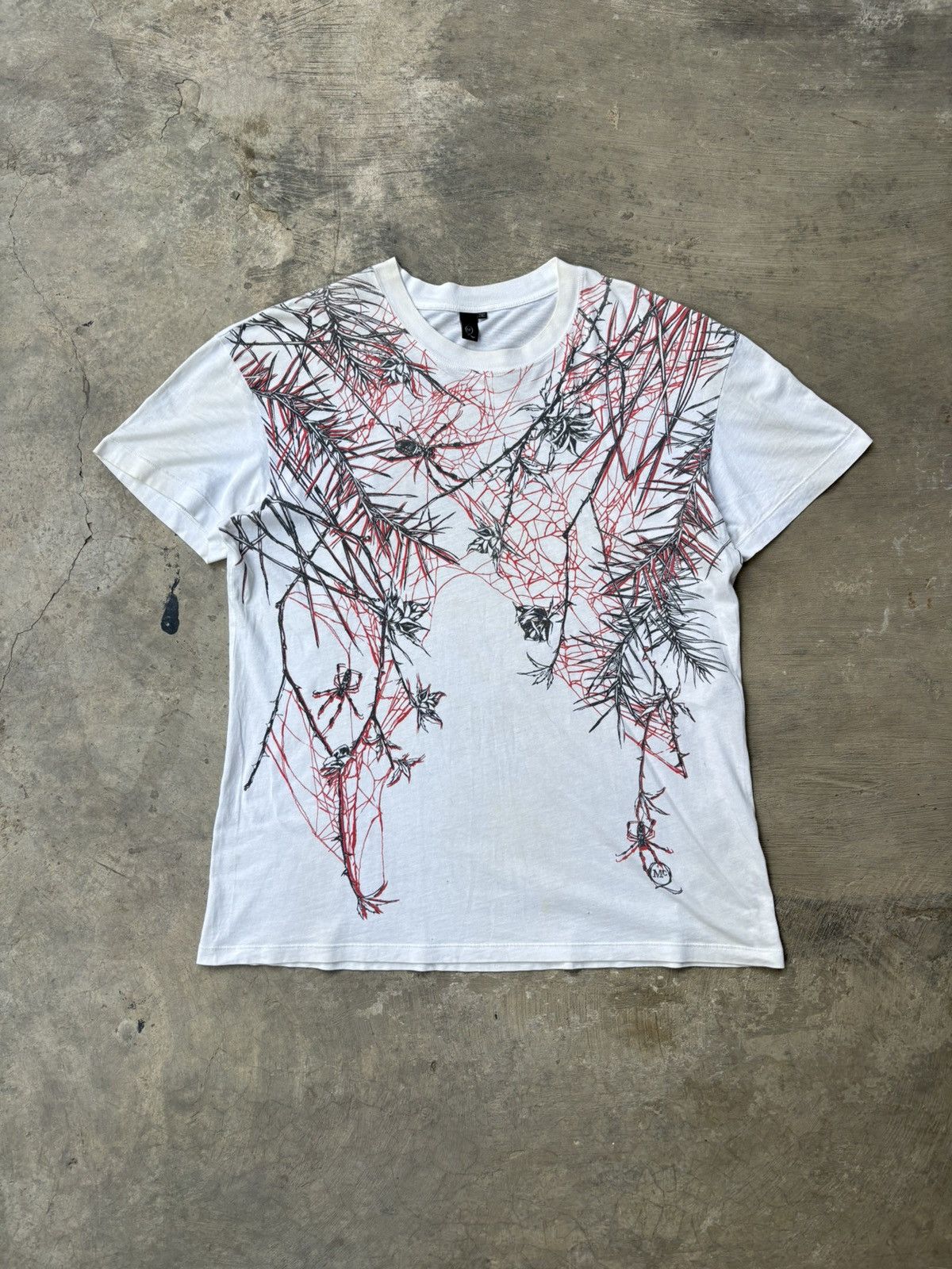 Alexander McQueen McQ Alexander McQueen Optic White Microgarden Print Dropped Size US L / EU 52-54 / 3 - 1 Thumbnail