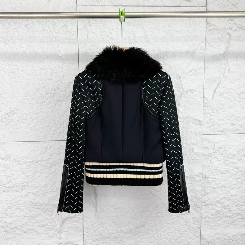 Versace Versace Fur-collared sheepskin patchwork long-sleeved coat Size XS / US 0-2 / IT 36-38 - 2 Thumbnail