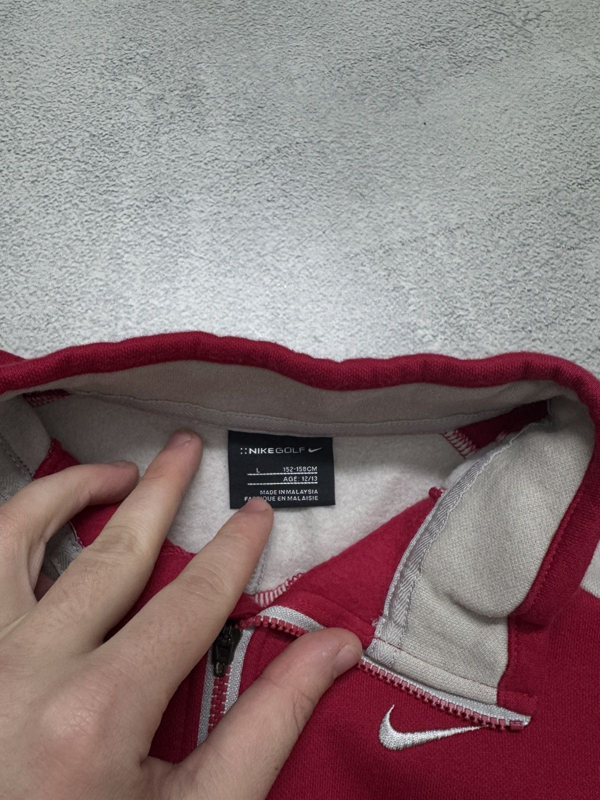 Nike Vintage Y2k Nike Mini Swoosh 1/3 Zip Hoodie 90’s Size US XS / EU 42 / 0 - 9 Thumbnail
