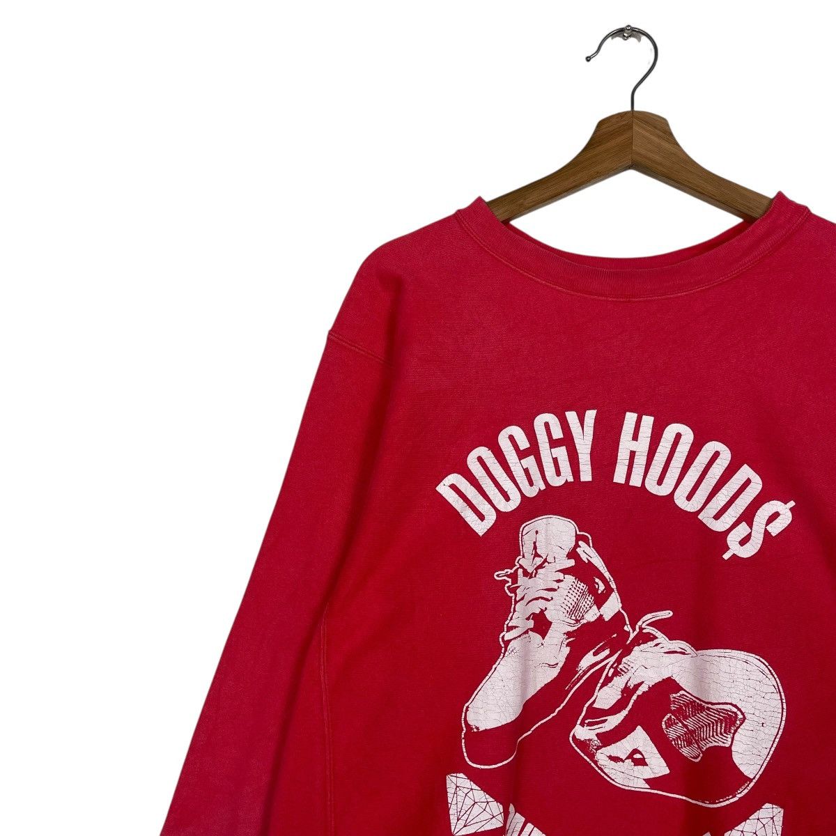 Vintage Vintage 90s Doggy Hoods Sneaker Headz Sweatshirt Size US M / EU 48-50 / 2 - 6 Thumbnail