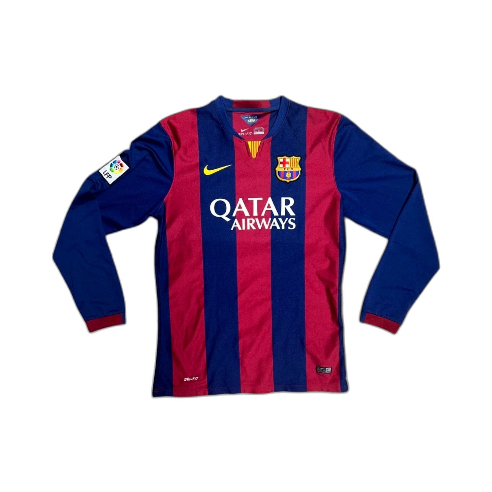 Nike FC Barcelona 2014-2015 Home Long Sleeve Jersey Ornelas #85 V Size US XL / EU 56 / 4 - 1 Thumbnail