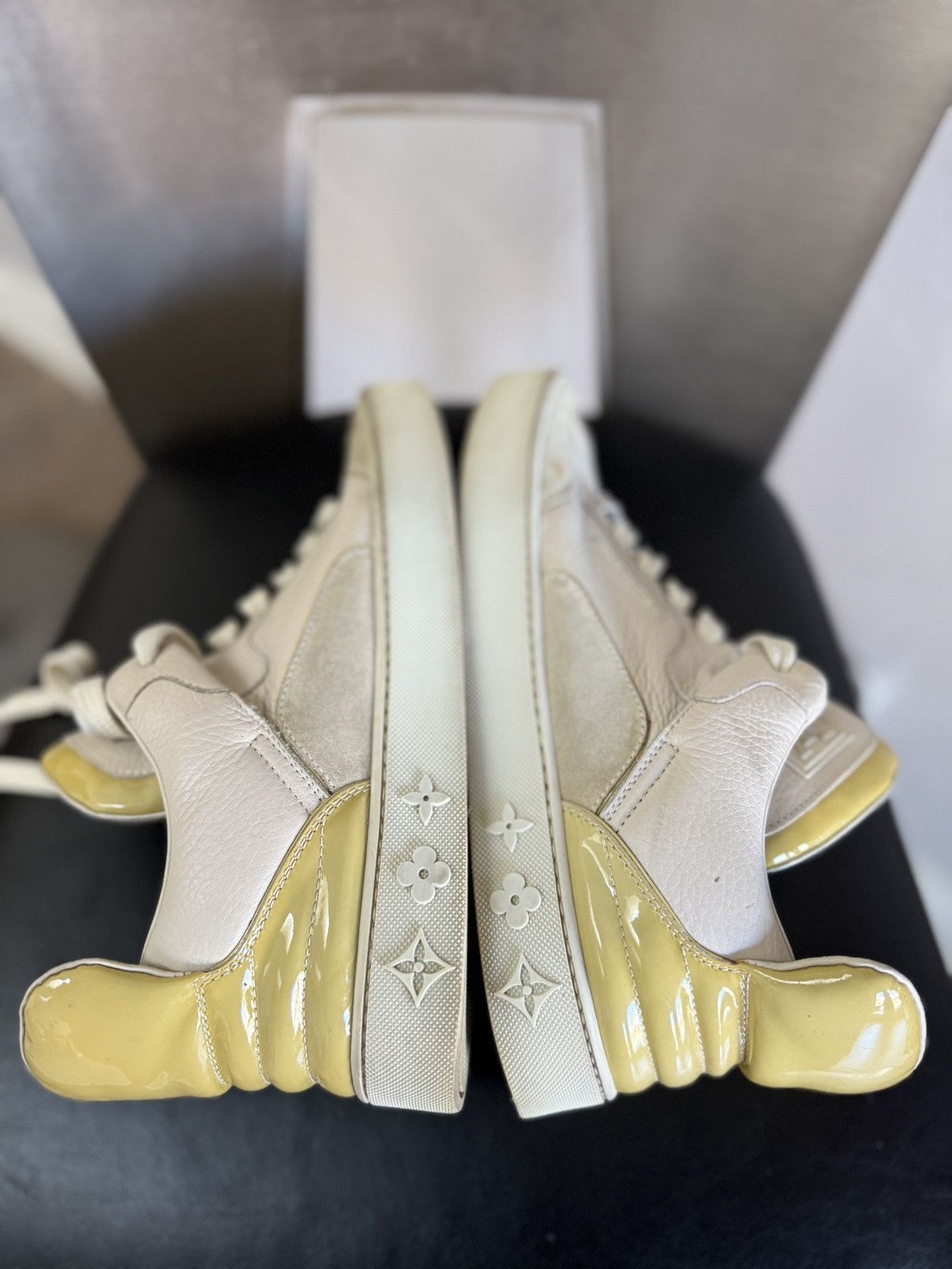 Louis Vuitton Kanye West x Louis Vuitton Don Cream 6.5 Size US 6.5 / EU 39-40 - 5 Thumbnail