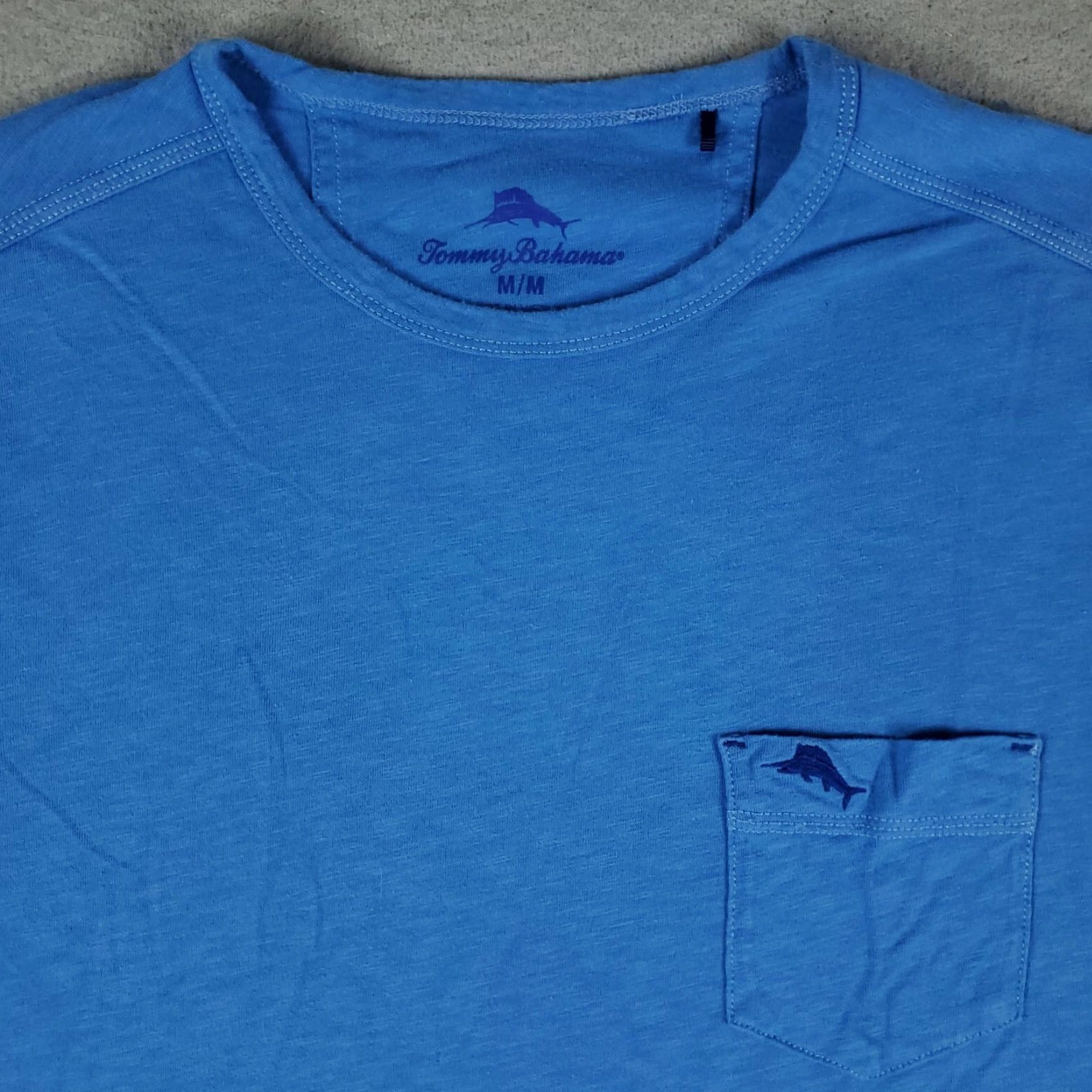 Tommy Bahama Tommy Bahama Shirt Mens Size M Blue Marlin Classic T-Shirt Modern American Casual Short Sleeve Crew Neck Logo Size US M / EU 48-50 / 2 - 2 Thumbnail