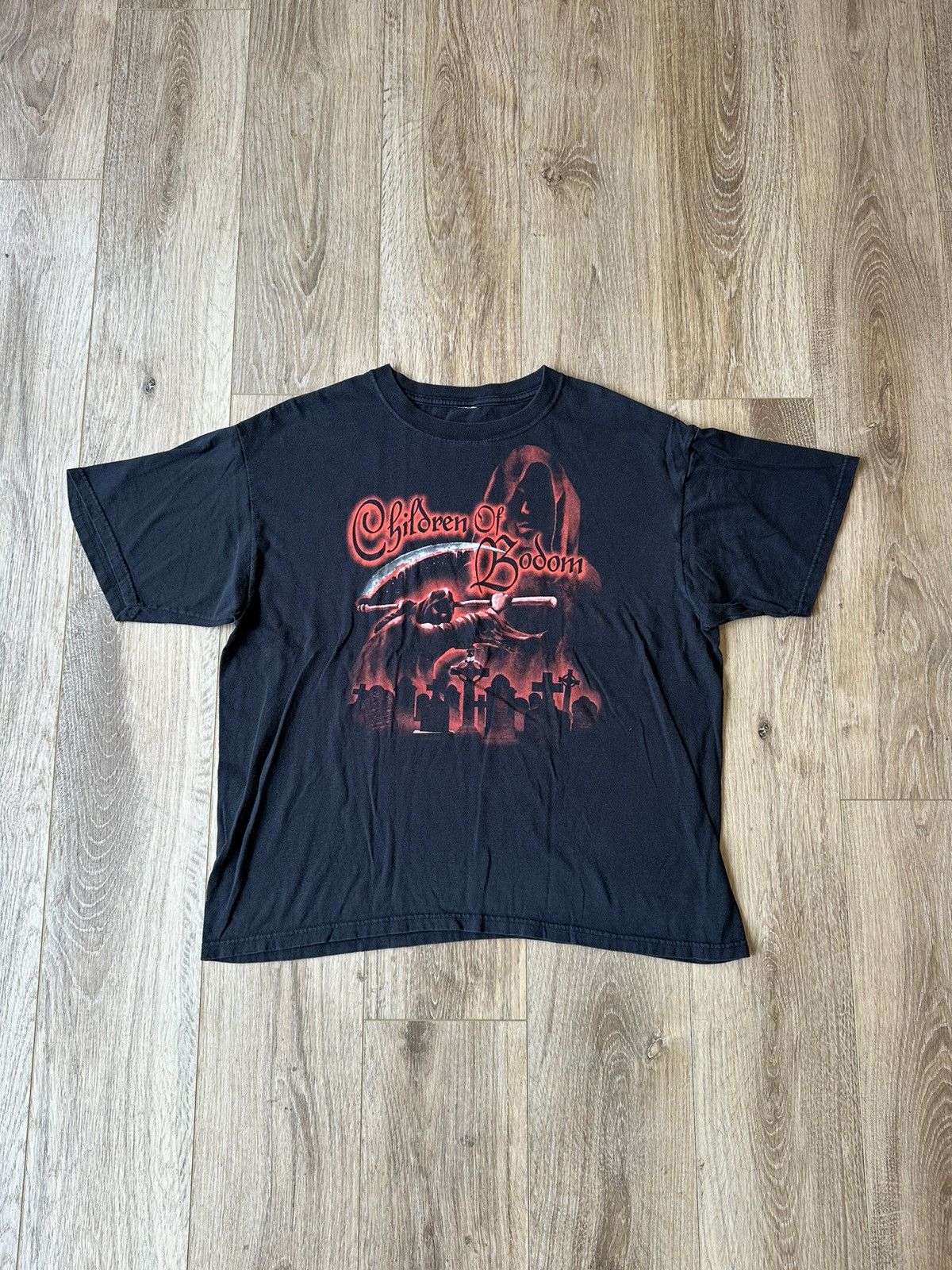 Band Tees × Vintage Vintage Children of Bodom ‘Hate Crew Deathroll’ T Shirt Size US L / EU 52-54 / 3 - 1 Thumbnail