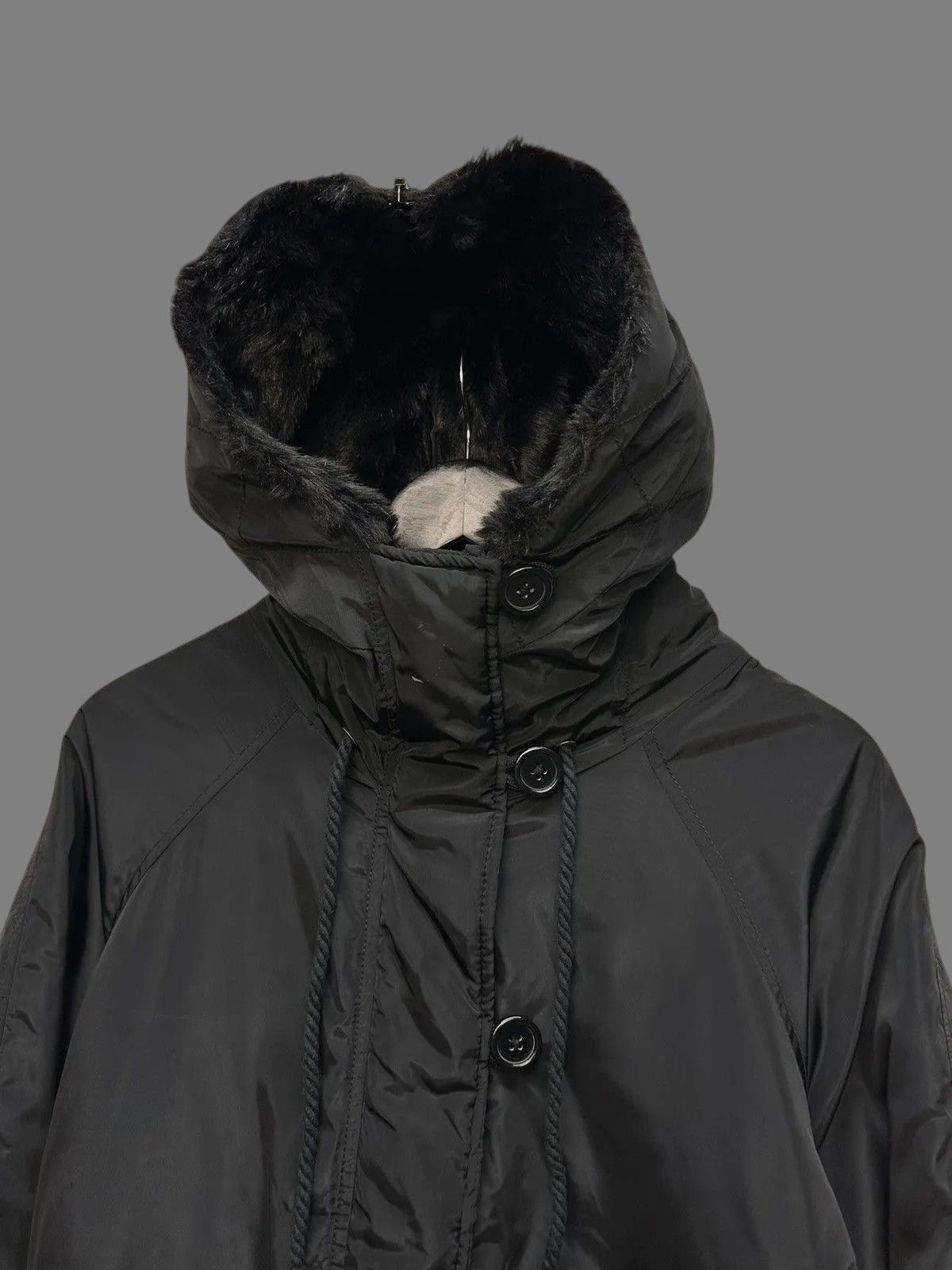 If Six Was Nine FUR JACKET JAPAN Black Cropped Jacket Women’s Modern Style Size M / US 6-8 / IT 42-44 - 10 Thumbnail