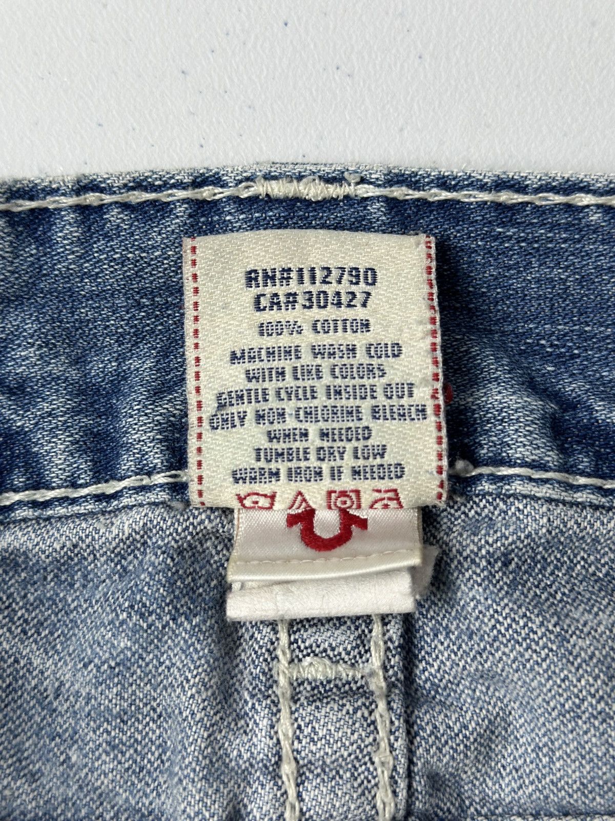 True Religion Vintage Y2k True Religion Baggy Jeans Distressed Size US 30 / EU 46 - 10 Thumbnail