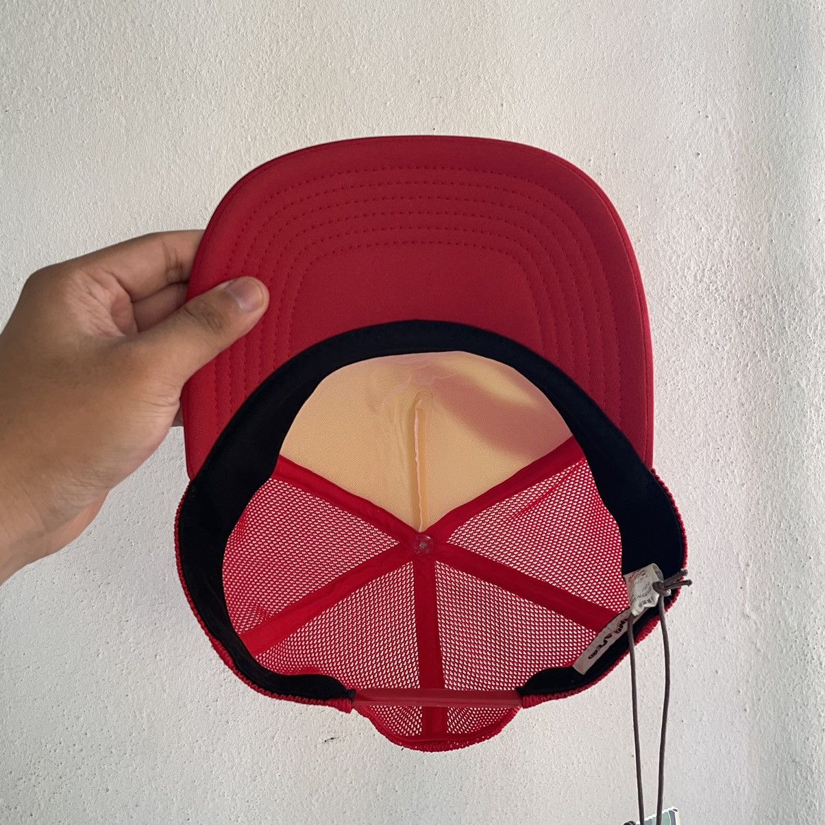 Bape Vintage Bape Mad Face Mesh Trucker Cap Size ONE SIZE - 6 Thumbnail