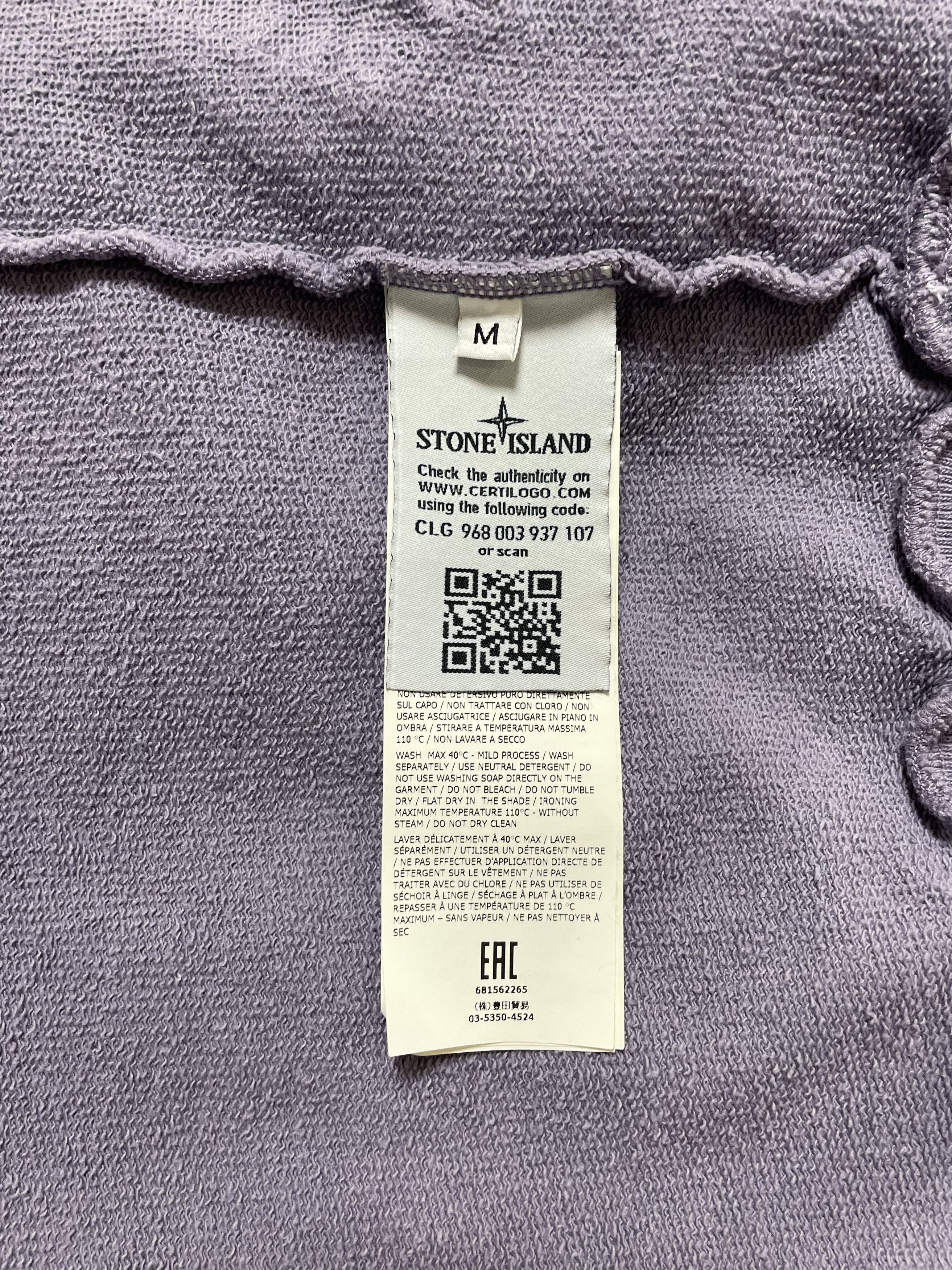 Stone Island STONE ISLAND Patch Program Hoodie Hand Brushed Treatment Size US M / EU 48-50 / 2 - 10 Thumbnail