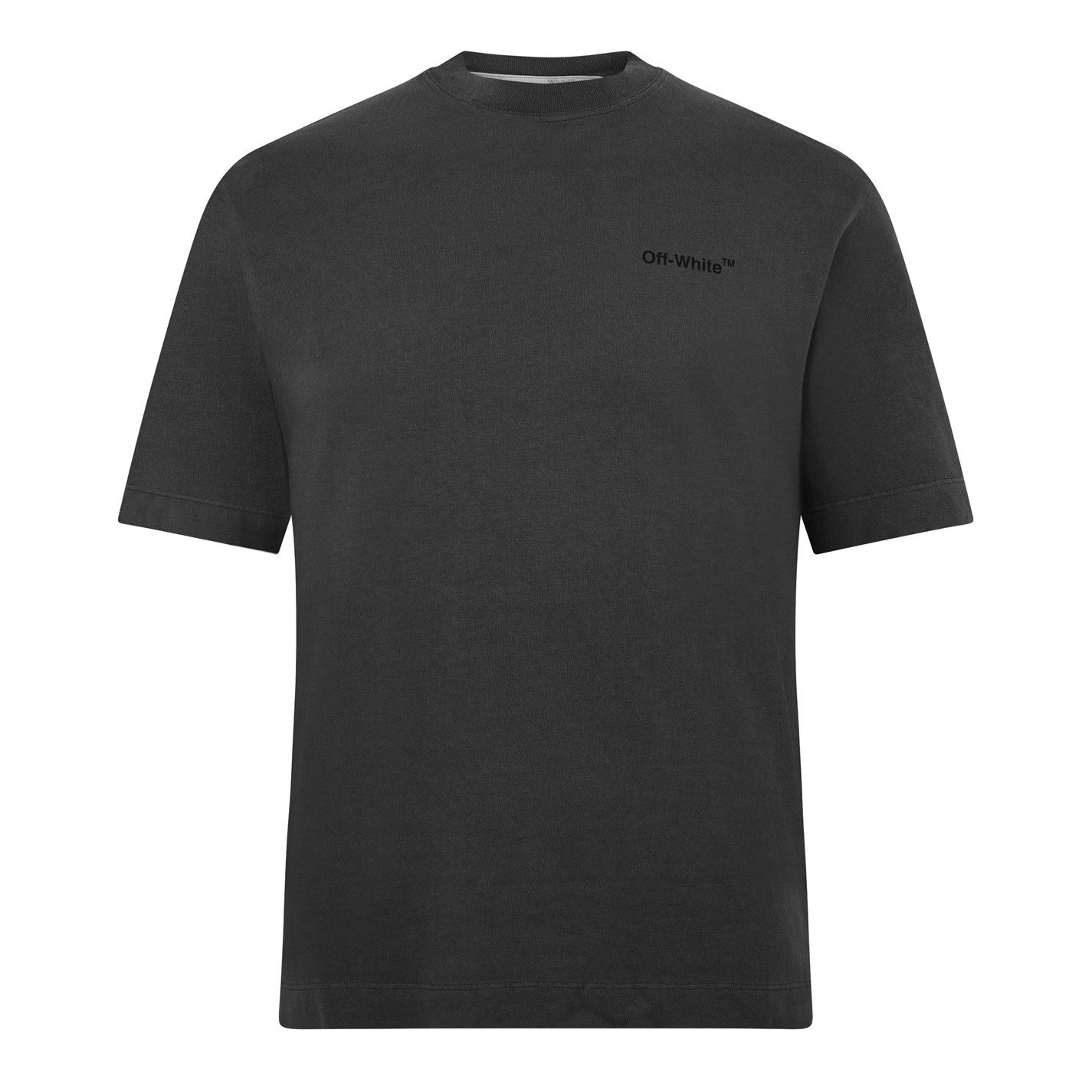 Off-White o1g2r1mq0226 Skate Short Sleeve T-Shirt In Gray Size US XXS / EU 40 - 1 Thumbnail