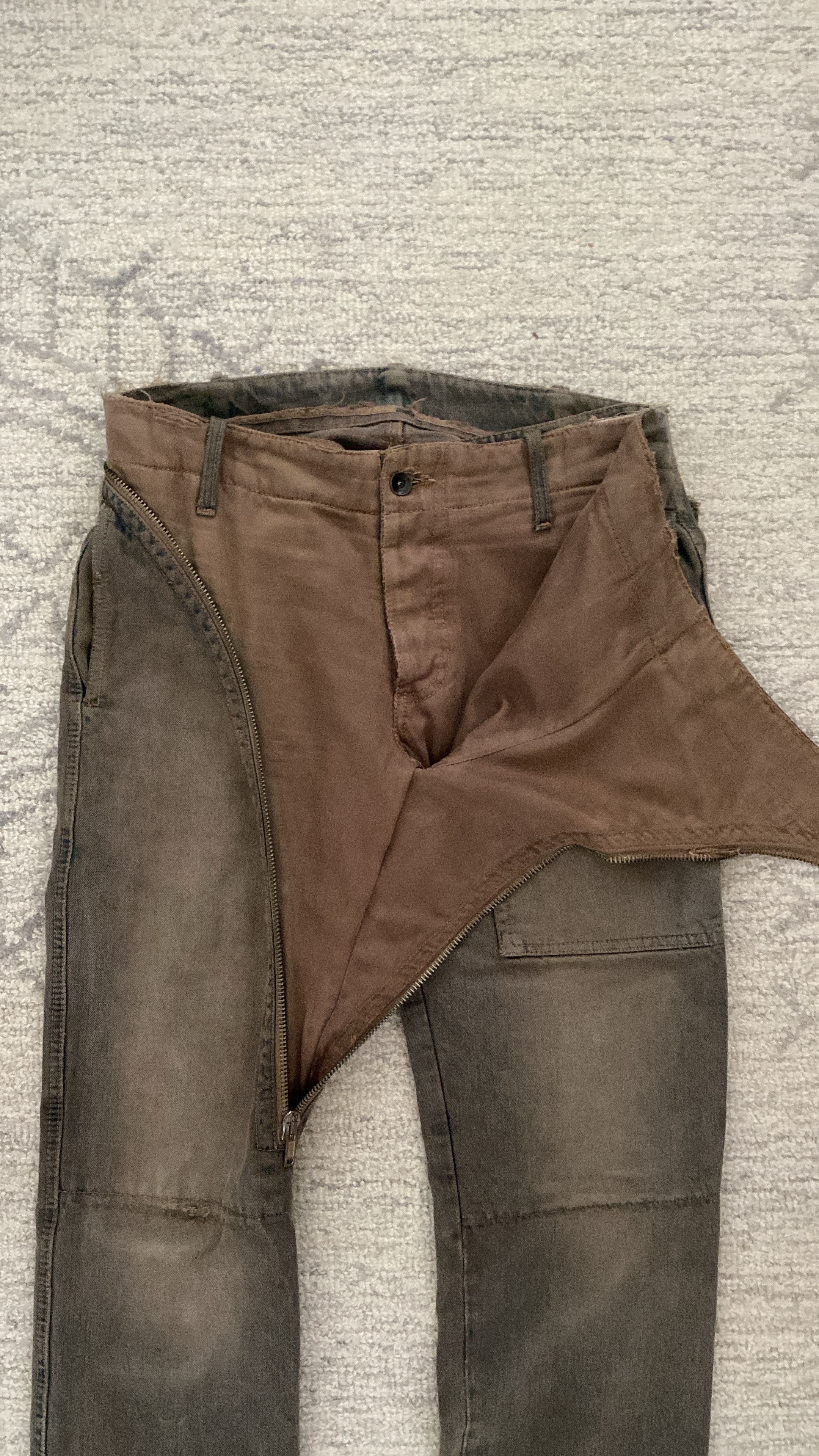 Rick Owens Rick Owens Fw06 Dustalator Double Layer Mudwash Aircut Size US 29 - 3 Thumbnail
