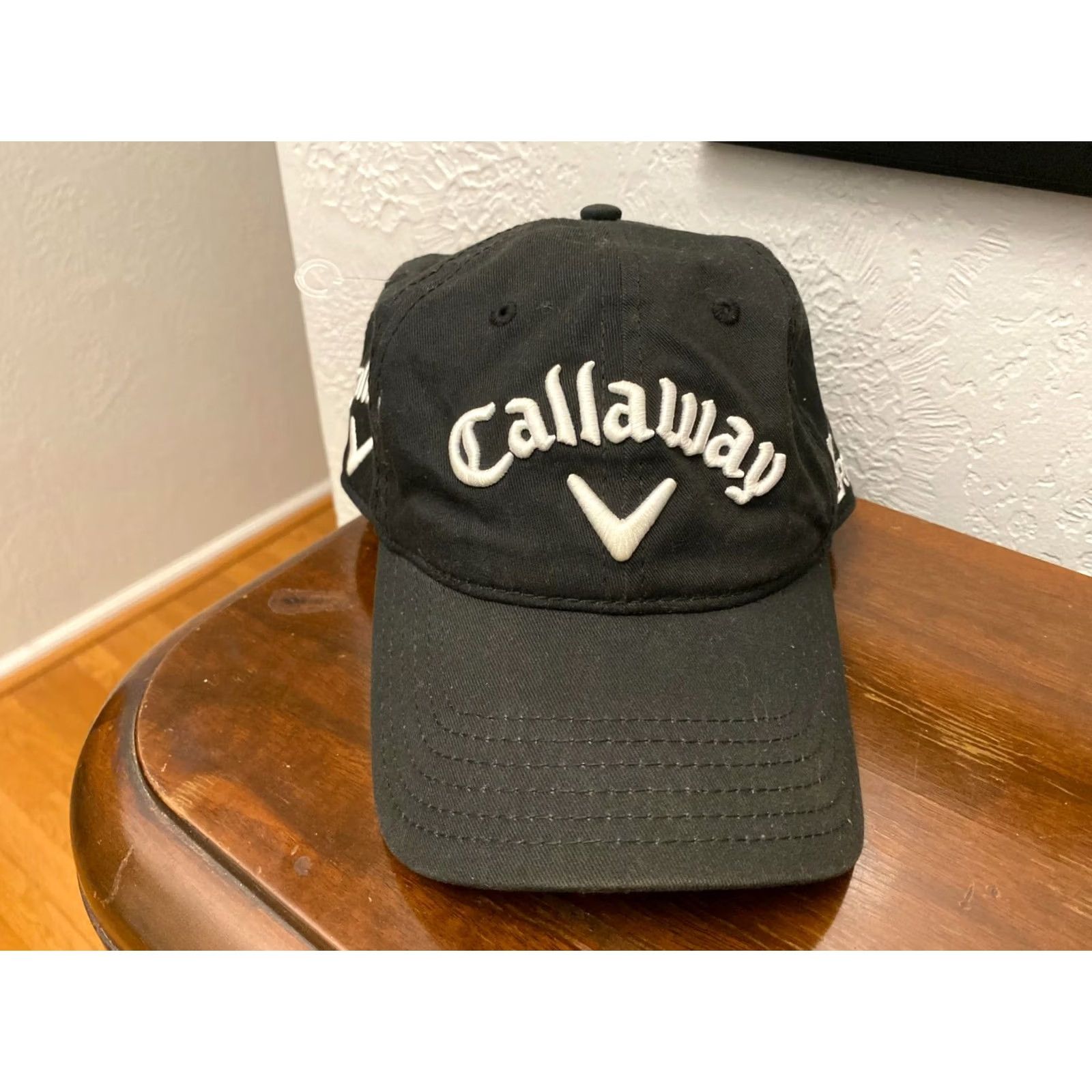 Callaway Callaway Black Hat Cap Strapback Baseball Cap Men Adjustable Cotton Size ONE SIZE - 2 Thumbnail
