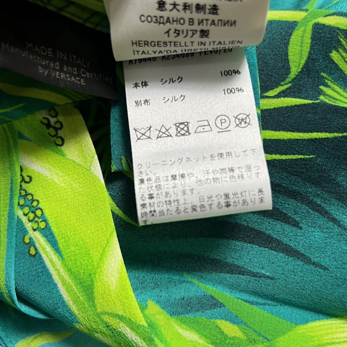 Versace Versace Leaf Silk Mini Skirt Size 25" / US 0 / IT 36 - 6 Thumbnail