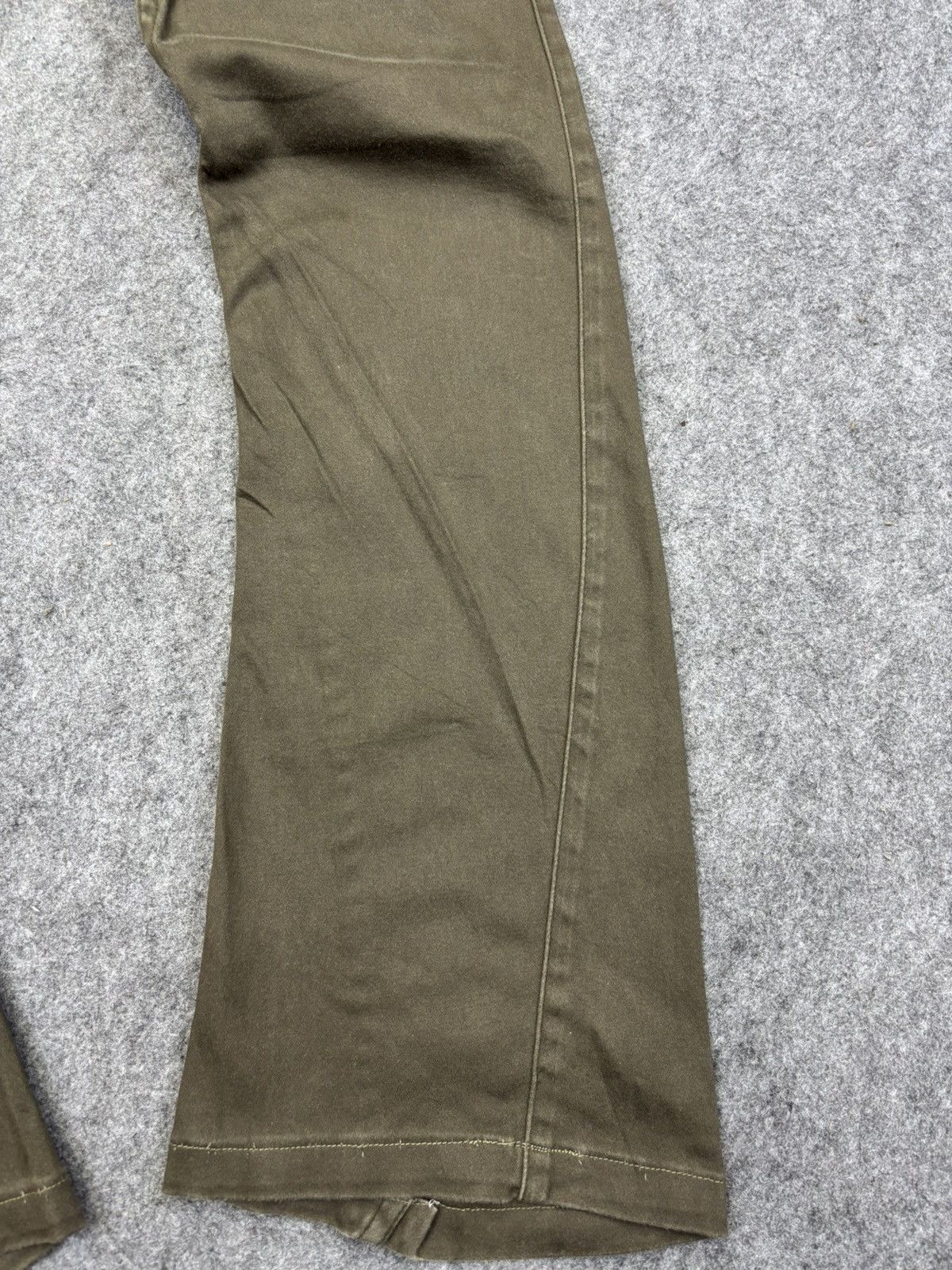 Japanese Brand 💥Curved SuperFlare 💥Bike Star Zipper Style Pant F895 Size US 35 - 5 Thumbnail