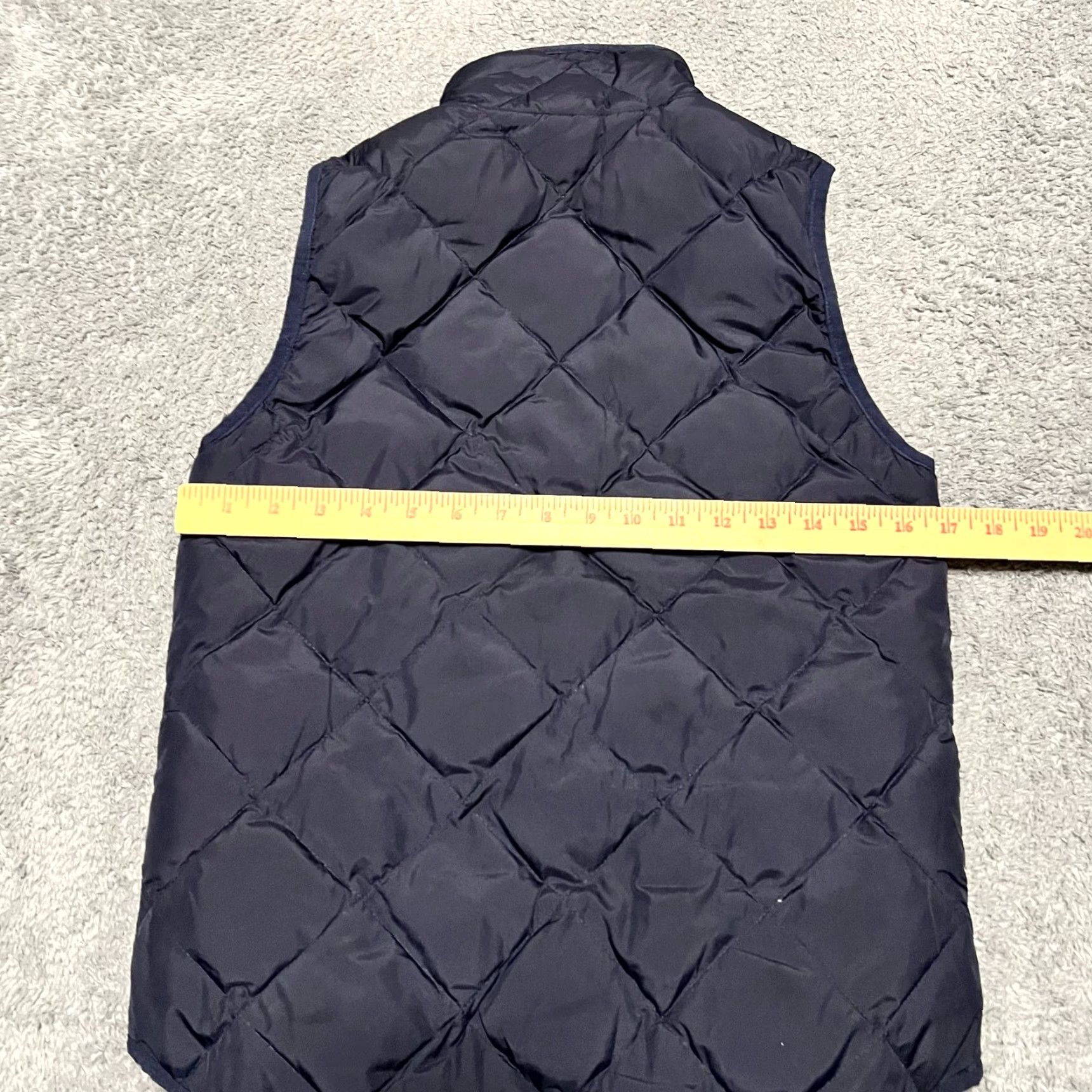 J.Crew VINTAGE J. Crew Vest Womens XXS Excursion Quilted Puffer Jacket Navy Blue Down Size XXS / US 00 / IT 34 - 4 Thumbnail