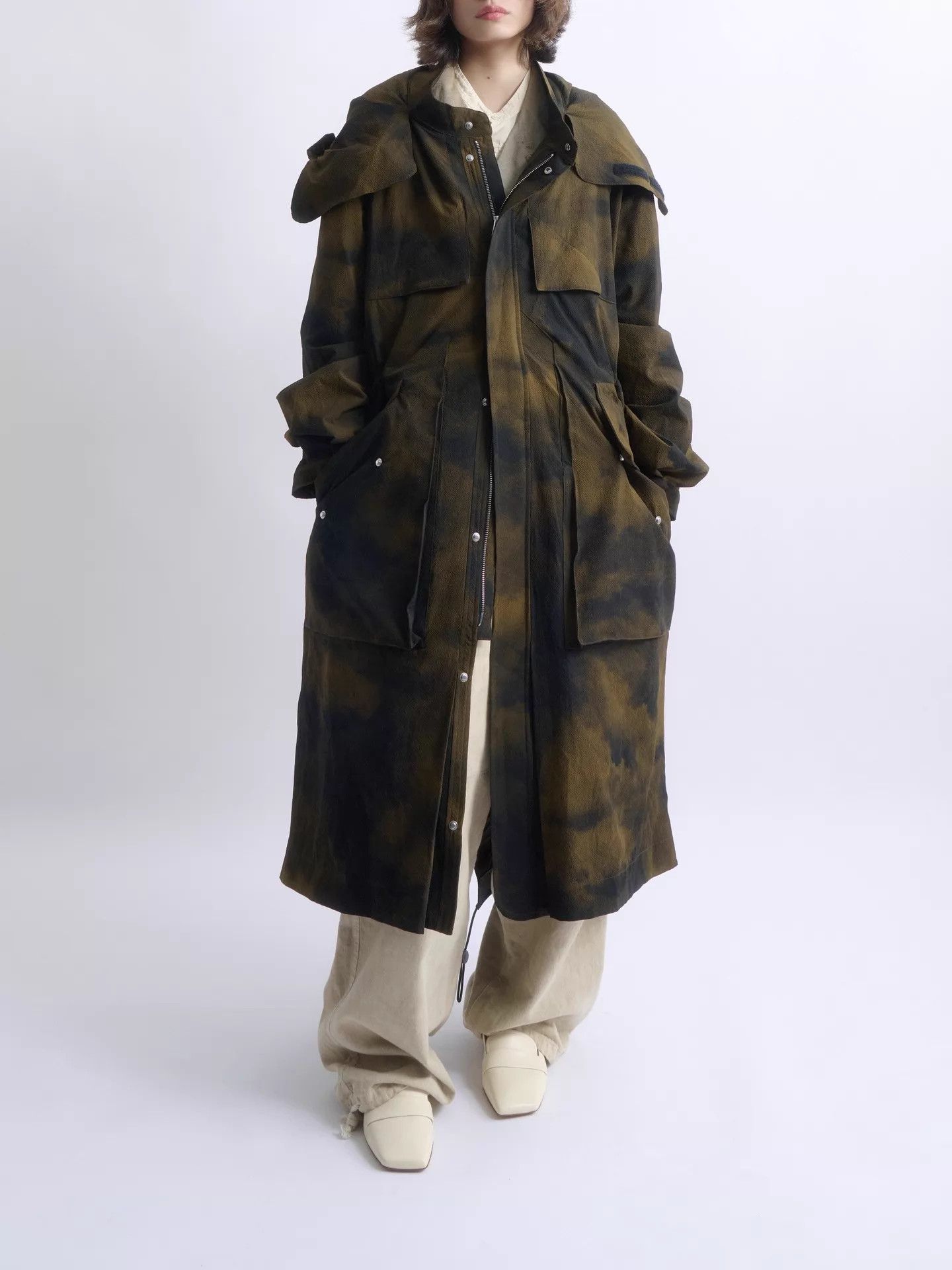 A-COLD-WALL* A-COLD-WALL tech long parka smoky camo cloud Size L Size US L / EU 52-54 / 3 - 1 Thumbnail