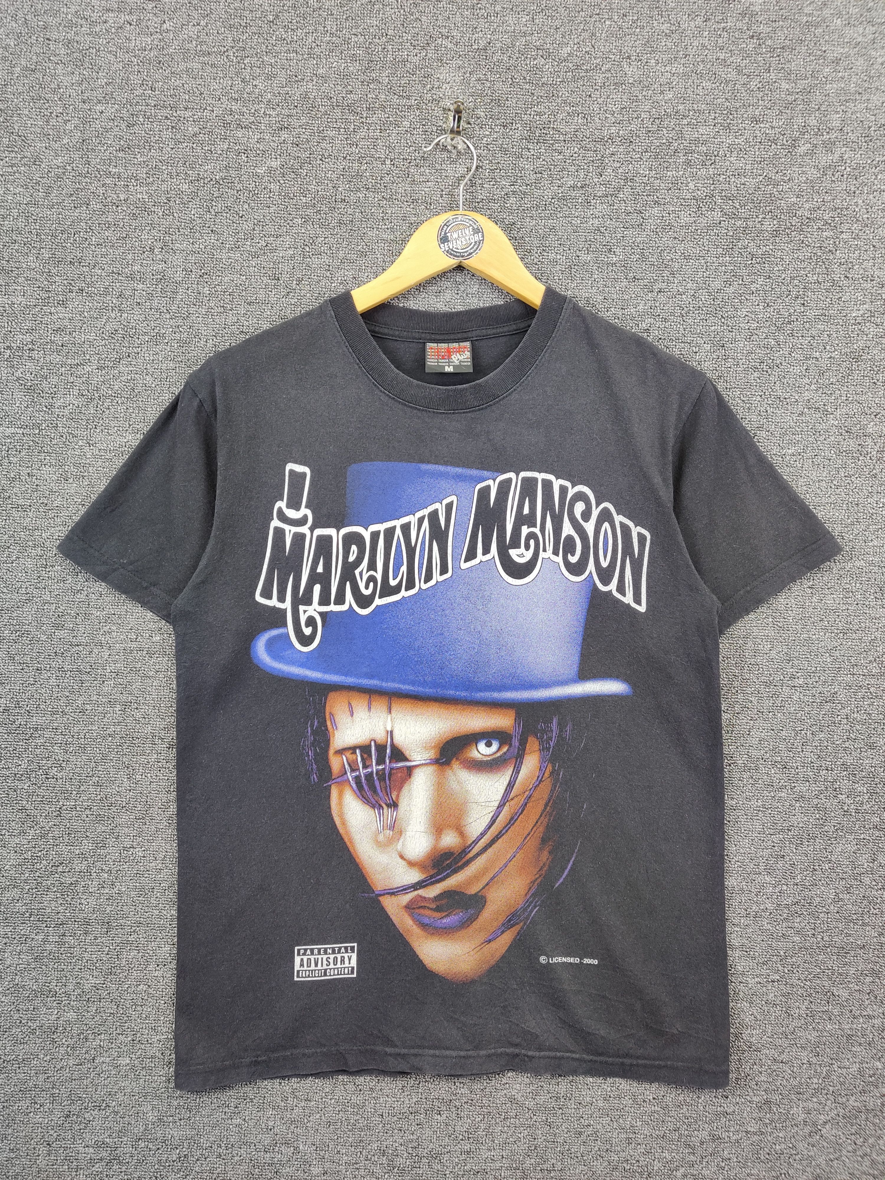 Marilyn Manson Vintage Marilyn Manson Rock Tee Tshirt Size US M / EU 48-50 / 2 - 1 Thumbnail