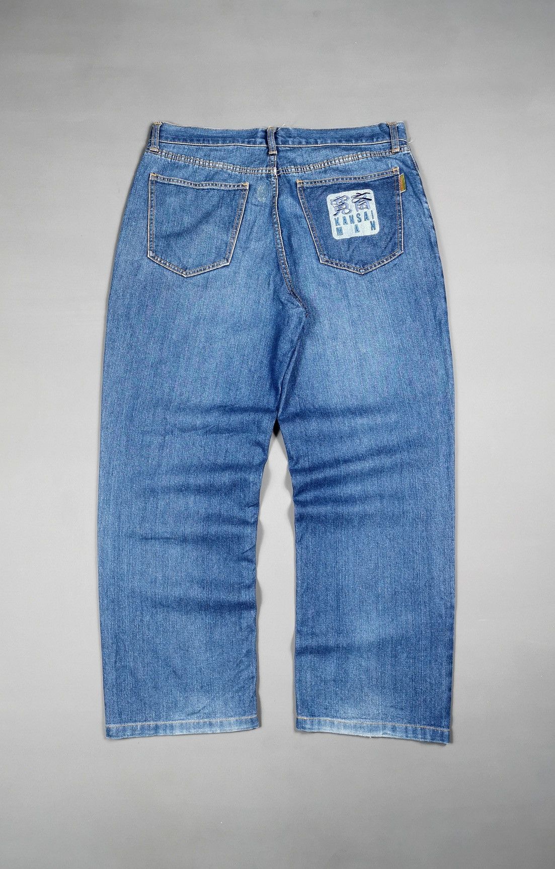 Kansai Yamamoto Loose Fit Kansai Man Rayon Denim Jeans Size US 34 / EU 50 - 5 Thumbnail