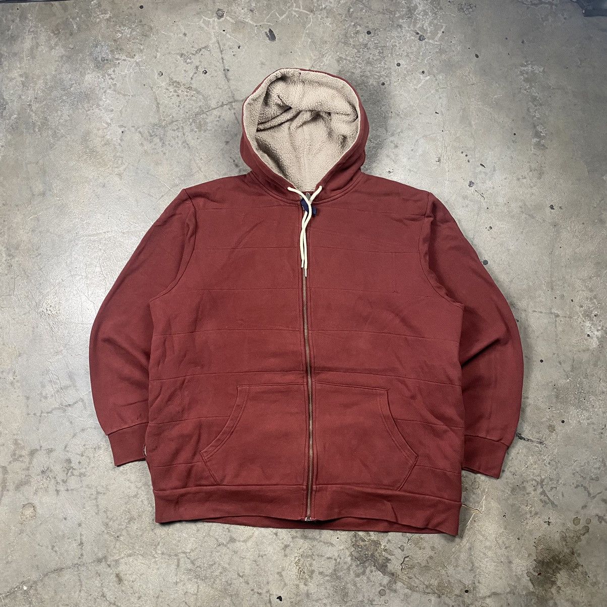 The North Face × Vintage y2k TNF Sherpa Zip Up Hoodie Jacket Size US XL / EU 56 / 4 - 1 Thumbnail