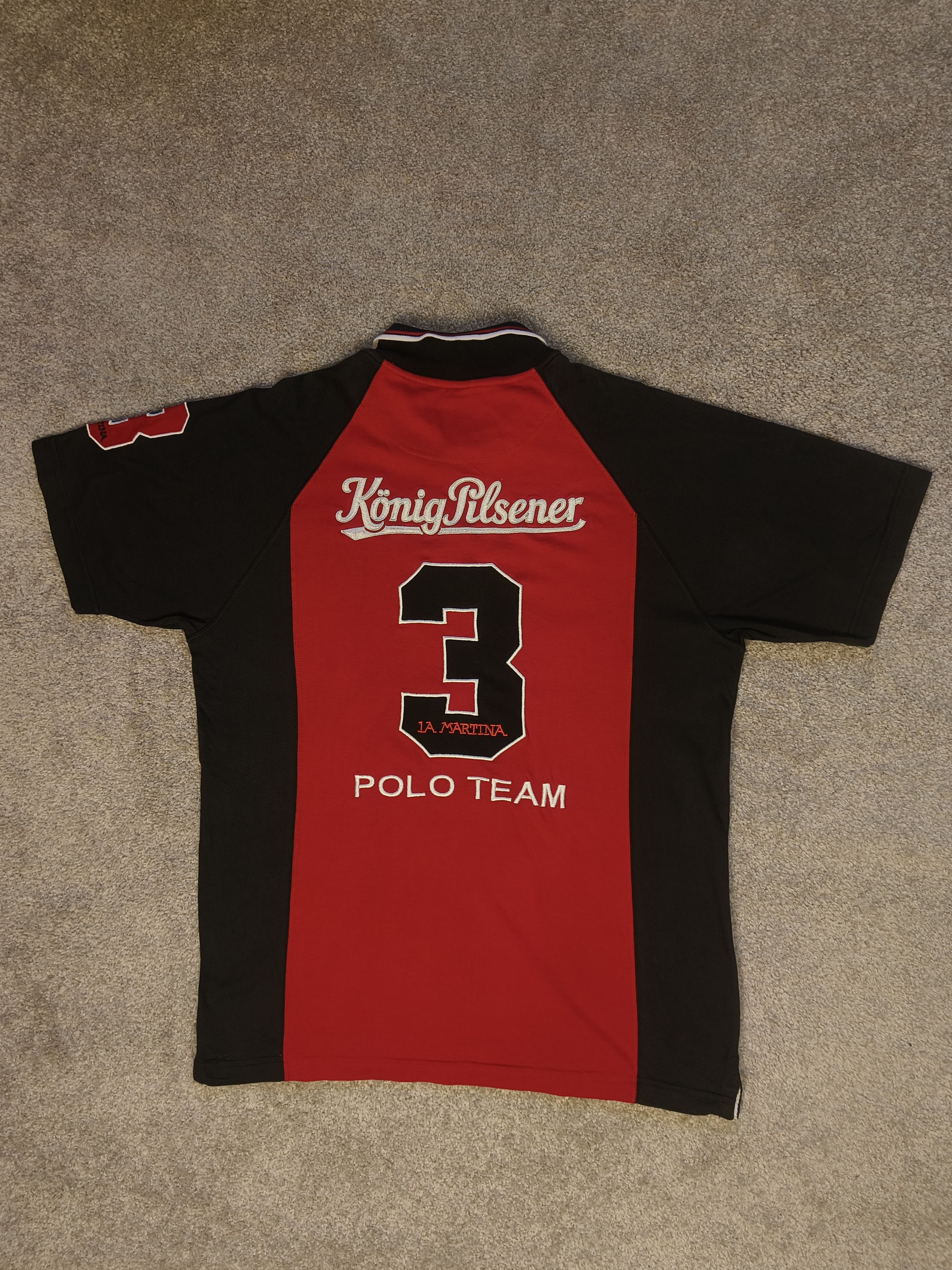 La Martina La Martina Saddlery König Pilsener Polo Team Jersey #3 Size US XL / EU 56 / 4 - 2 Thumbnail