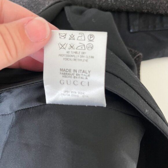 Gucci × Vintage Gucci Hardware Belted Pencil Skirt by Frida Giannini 06-09 Size 28" / US 6 / IT 42 - 13 Thumbnail