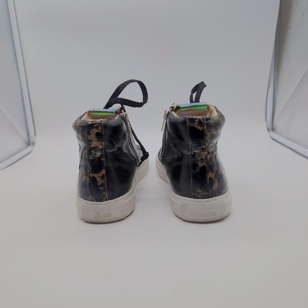 P448 P448 OOP Celebrity Skate Sz 10.5 Black and Gold Leopard Hig Size US 10.5 / IT 40.5 - 4 Thumbnail
