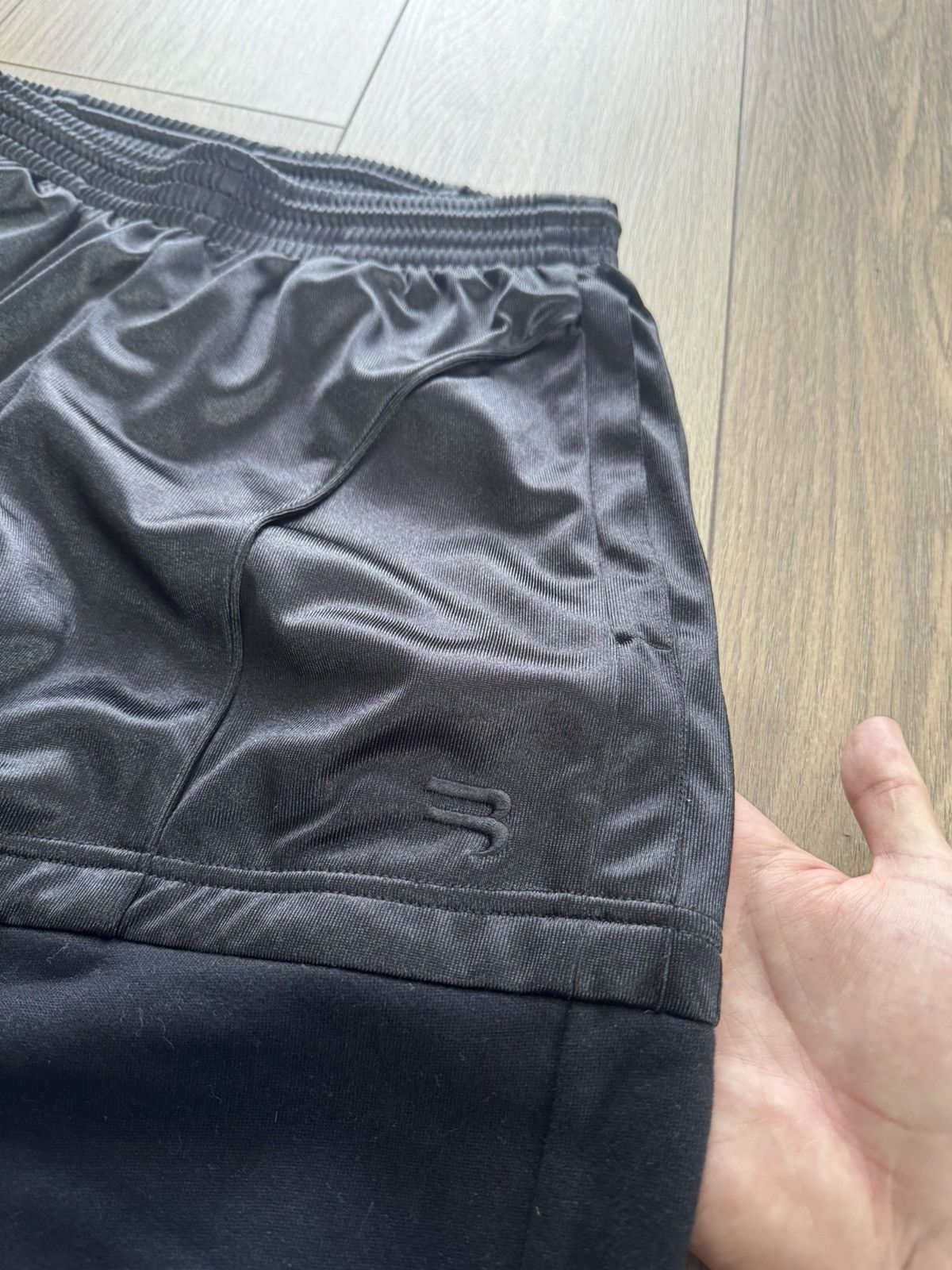 Balenciaga Balenciaga Winter 20 Hybrid Black Track Pants Joggers Luxury Size US 29 - 4 Thumbnail