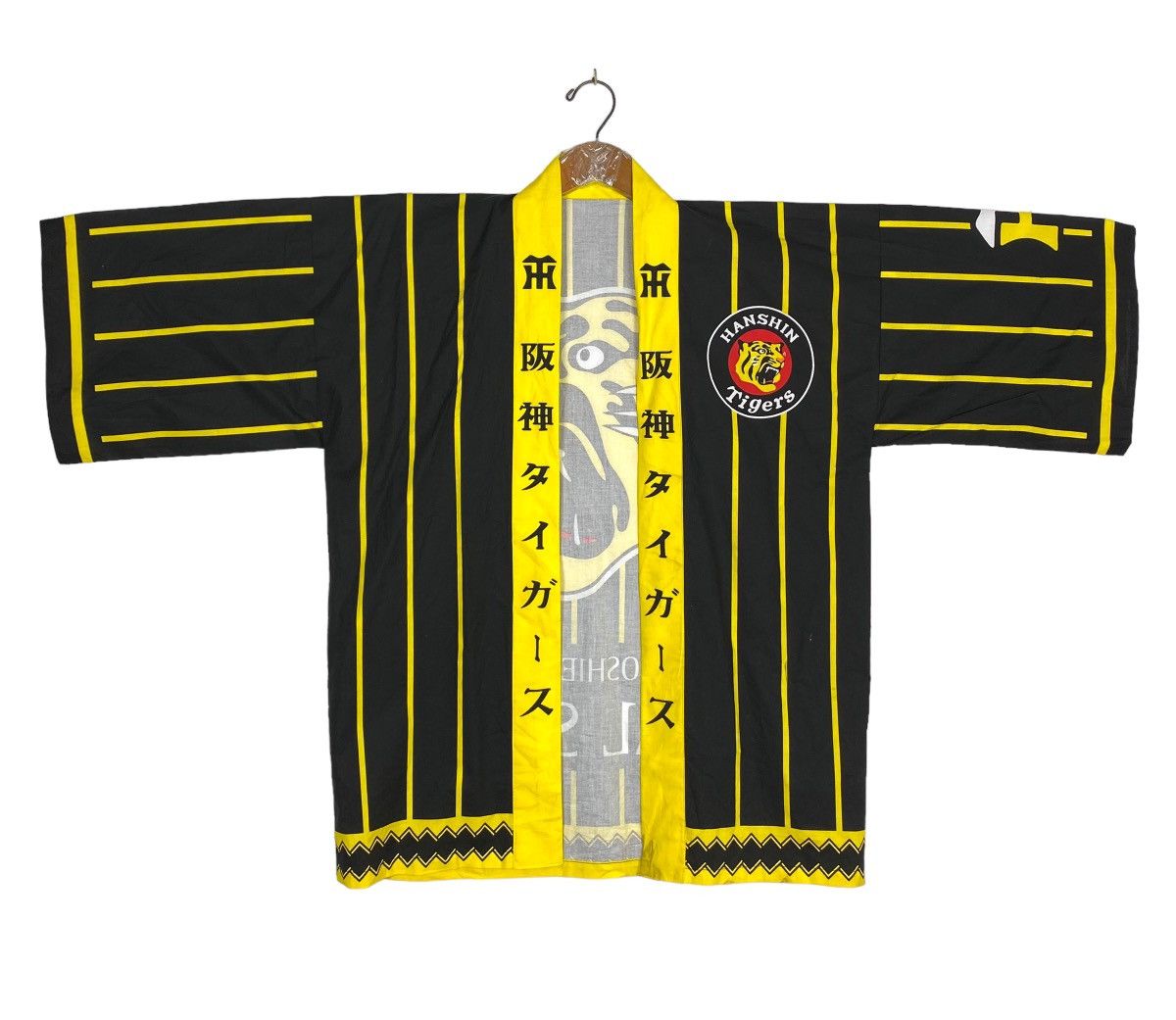 Japanese Brand Rare‼️ HANSHIN TIGERS ROYAL SUITE HAPPI PARKA STRIPE YELLOW Size US M / EU 48-50 / 2 - 5 Thumbnail