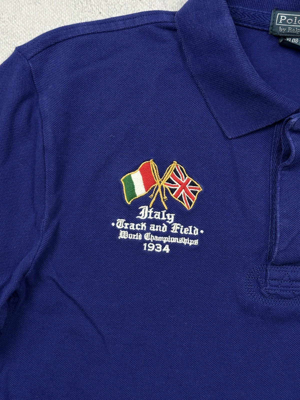 Polo Ralph Lauren Vintage Polo Ralph Lauren Italy 1934 Track &Field Chief Keef Size US M / EU 48-50 / 2 - 11 Thumbnail