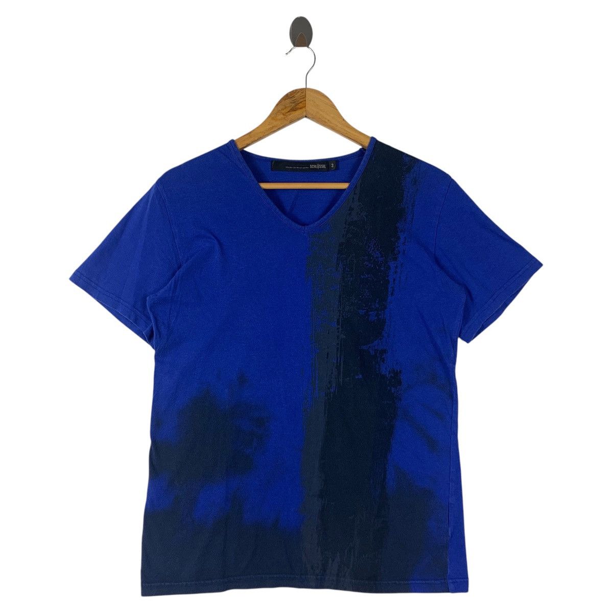 Designer × Japanese Brand SCHLUSSEL Japanesebrand v neck tee Size US S / EU 44-46 / 1 - 1 Thumbnail