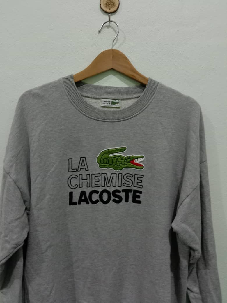 Lacoste VINTAGE LACOSTE SWEATSHIRTS BIG LOGO Size US L / EU 52-54 / 3 - 2 Thumbnail