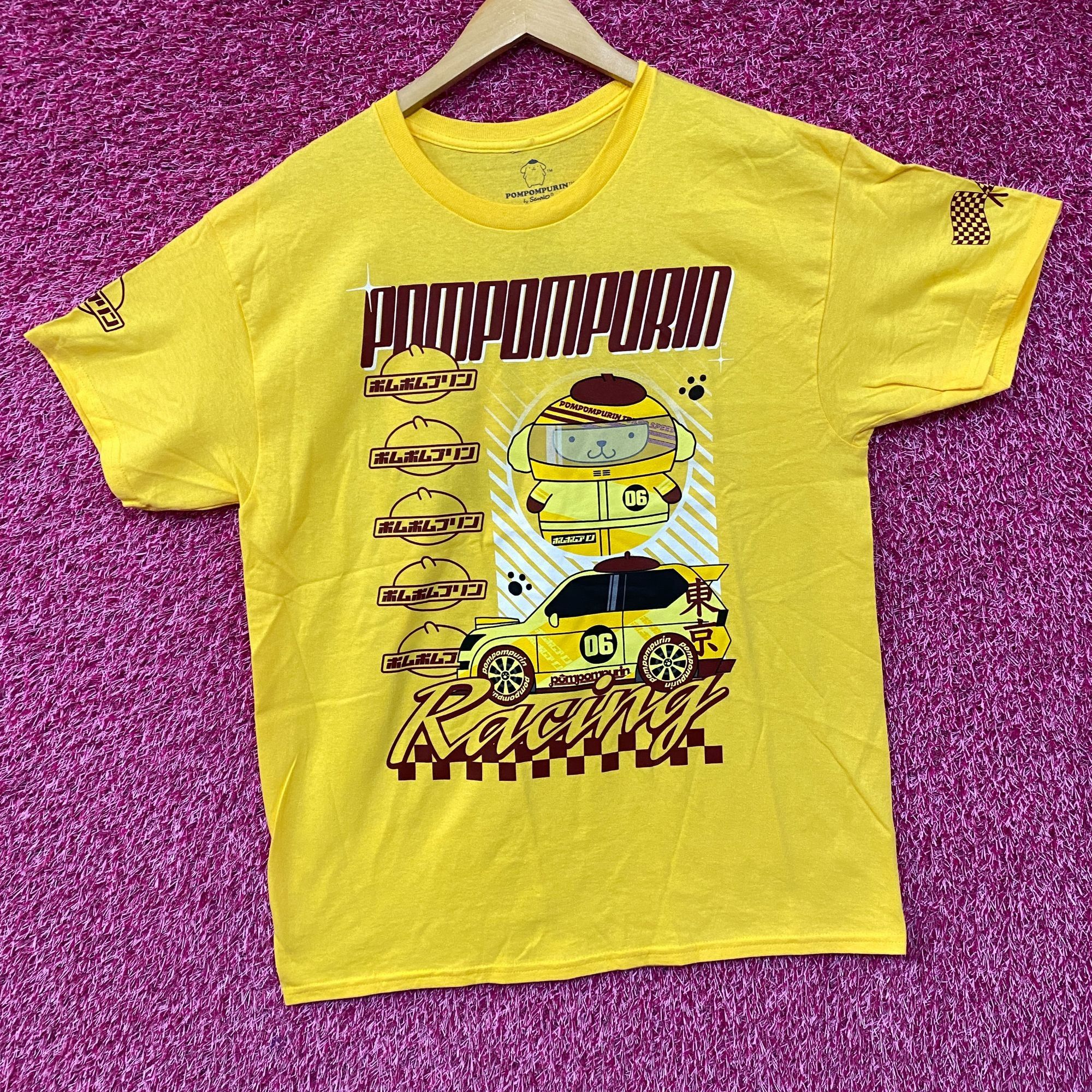 Other Sanrio Pompompurin Racing Kawaii Print T-Shirt Large Size US L / EU 52-54 / 3 - 3 Thumbnail