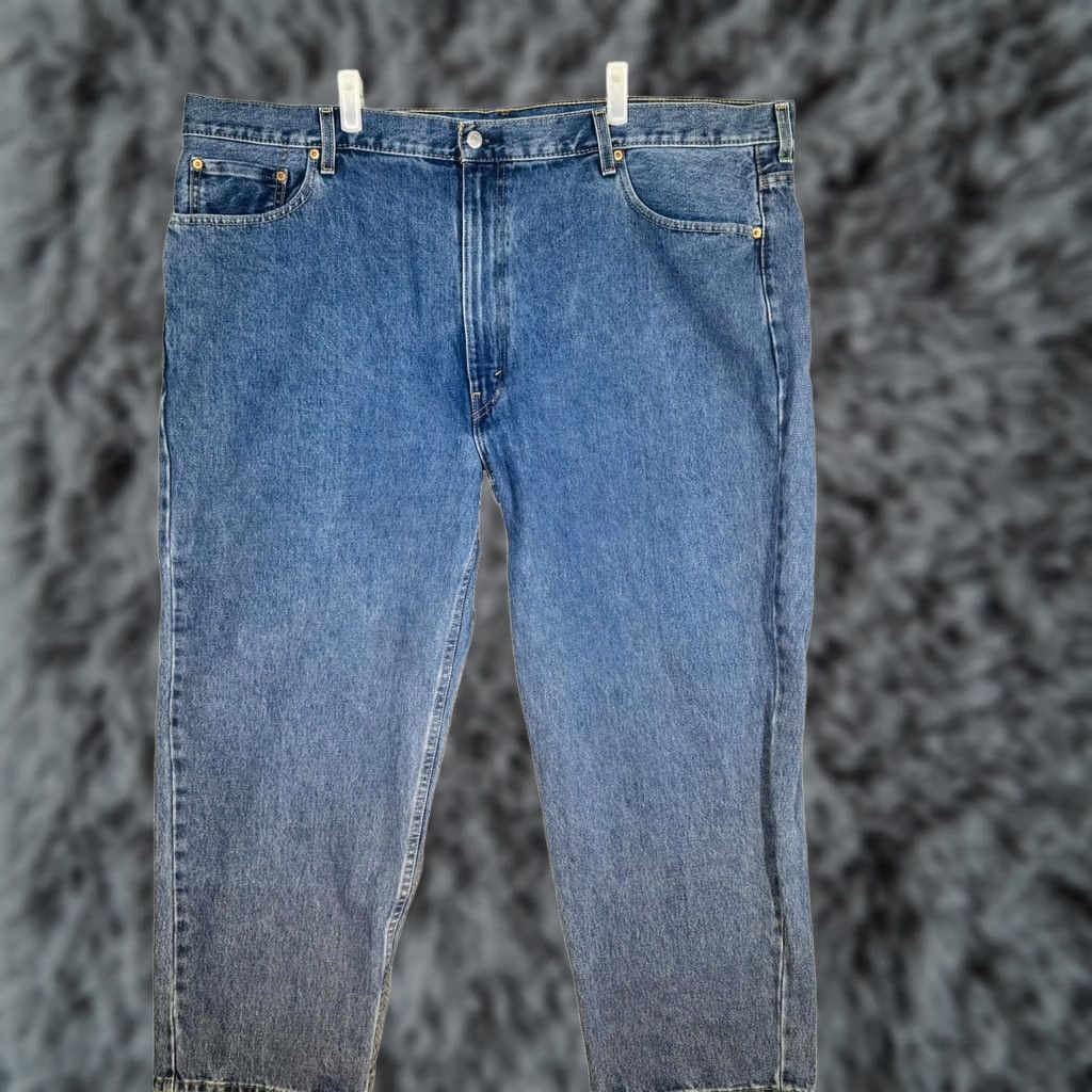 Levi's × Supreme Supreme Levis Pinstripe 550 Jeans blue | Grailed