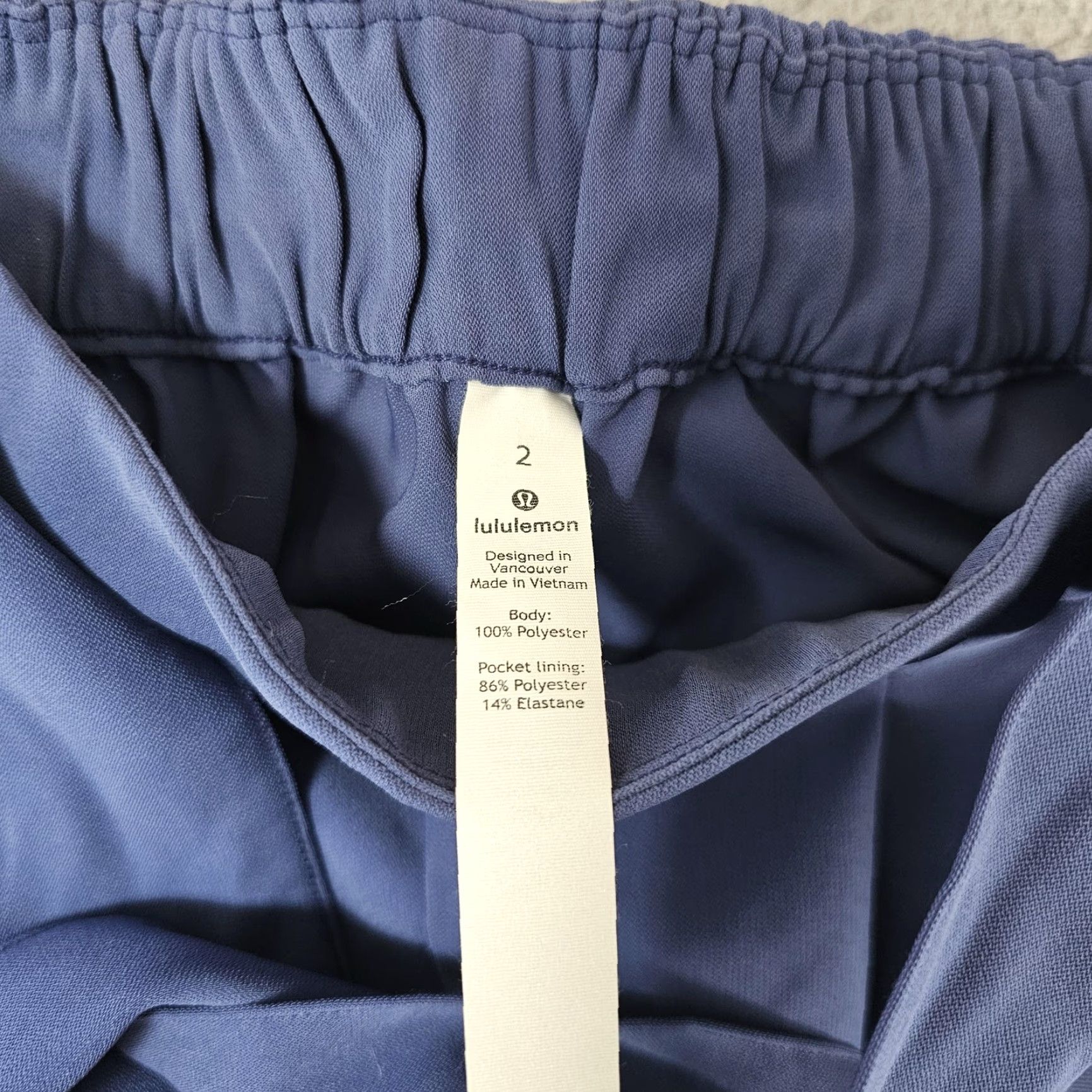Lululemon Lululemon Pants Womens 2 Blue Paperbag High Rise Wide Leg Belted Pull On Casual Size 26" / US 2 / IT 38 - 3 Thumbnail