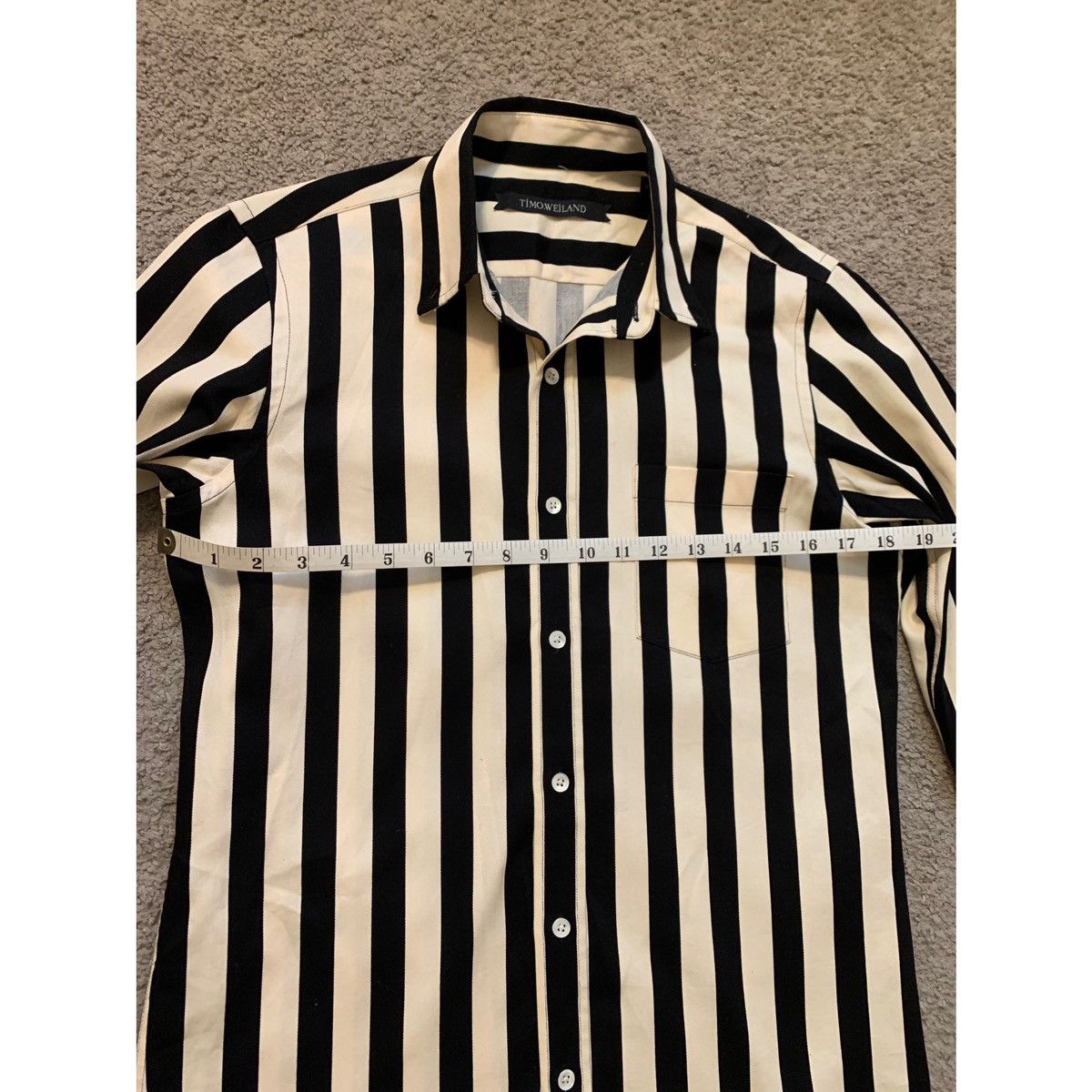 Timo Weiland TIMO WEILAND STRIP SHIRT Size US S / EU 44-46 / 1 - 12 Thumbnail