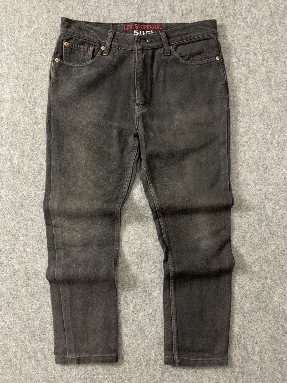 Levi's Vintage Black 'Levi's 505' Original Fit Longpants Size US 30 / EU 46 - 1 Thumbnail