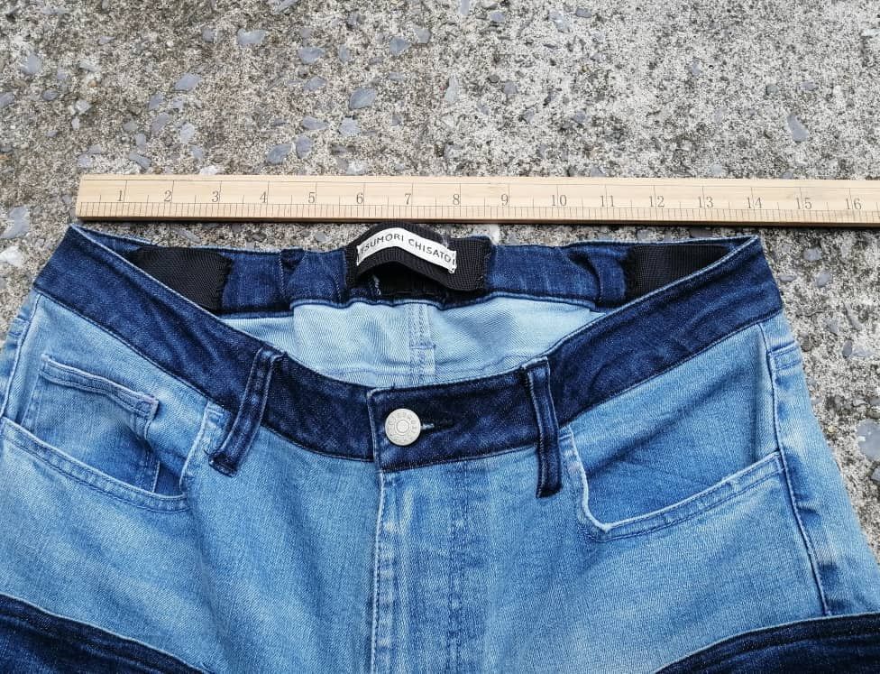 Issey Miyake × Japanese Brand × Tsumori Chisato Tsumori Chisato Nice Design Indigo Dye Denim Jeans Size US 28 / EU 44 - 8 Thumbnail
