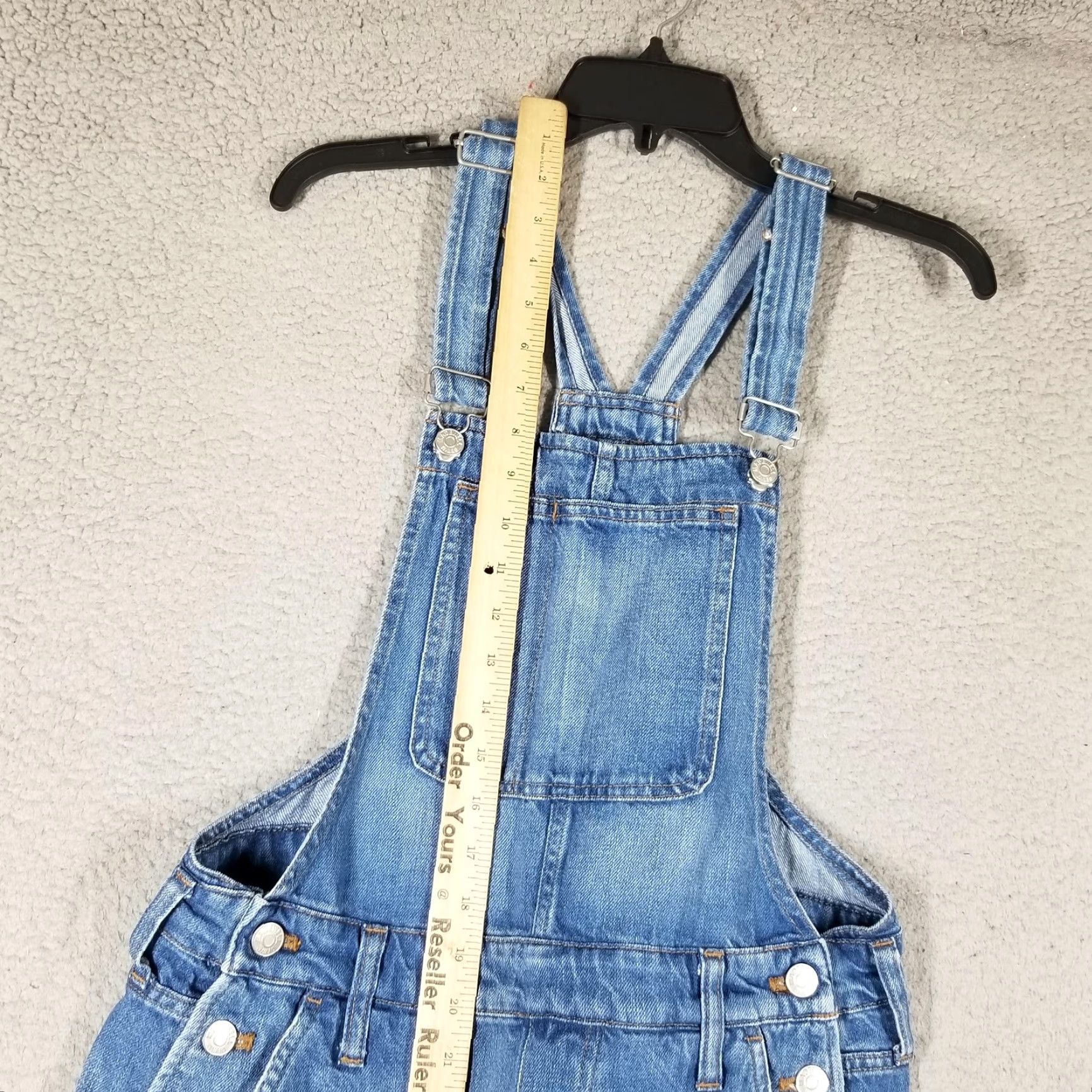 Madewell Madewell Denim Short Overalls Womens Small Blue Jean Shorts Casual Overall Size 28" / US 6 / IT 42 - 4 Thumbnail