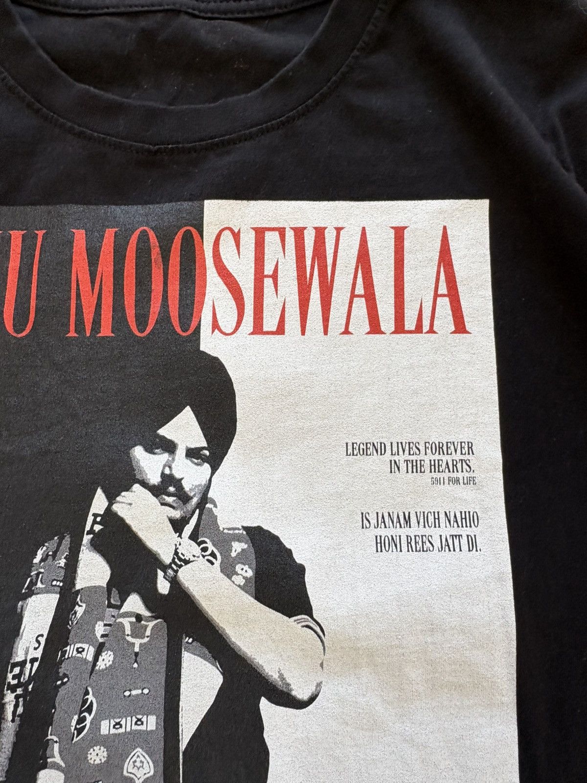 Other Drip by Rage Sidhu Moosewala 295 x Scarface Album Tee Large Size US L / EU 52-54 / 3 - 7 Thumbnail
