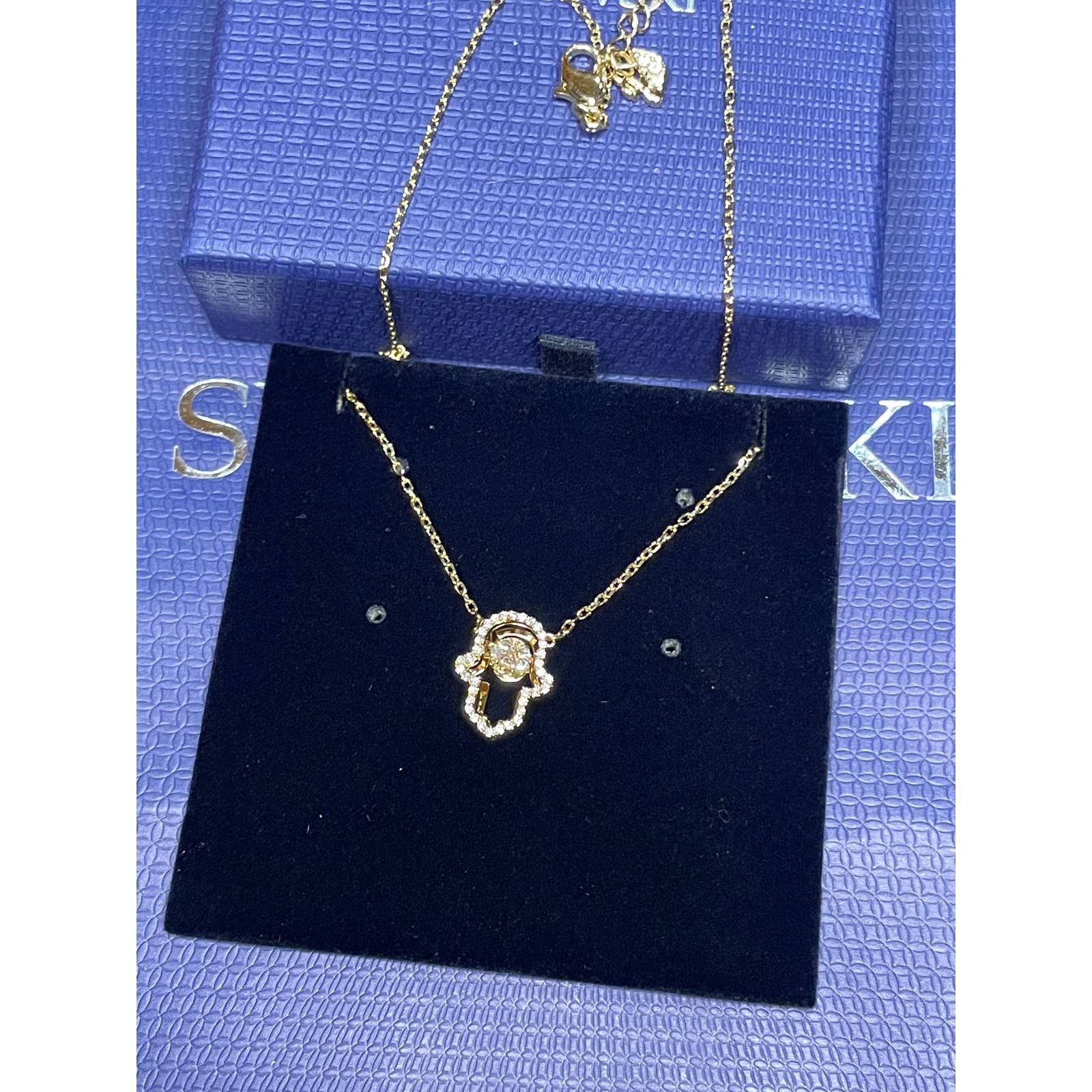 Swarovski Swarovski Luckily Hamsa hand Pendant Necklace n. Size ONE SIZE - 2 Thumbnail
